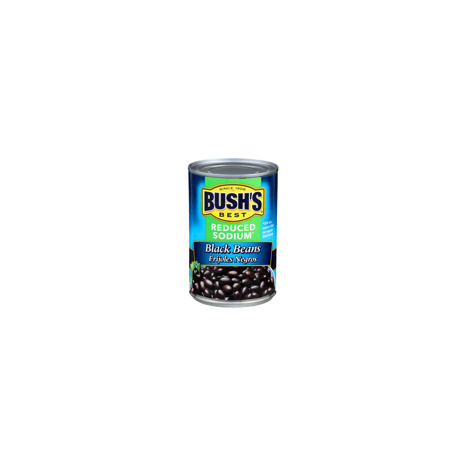 Bush's Best Canned Beans Reduced Sodium Black - 15 Ounce Image 1 of 4