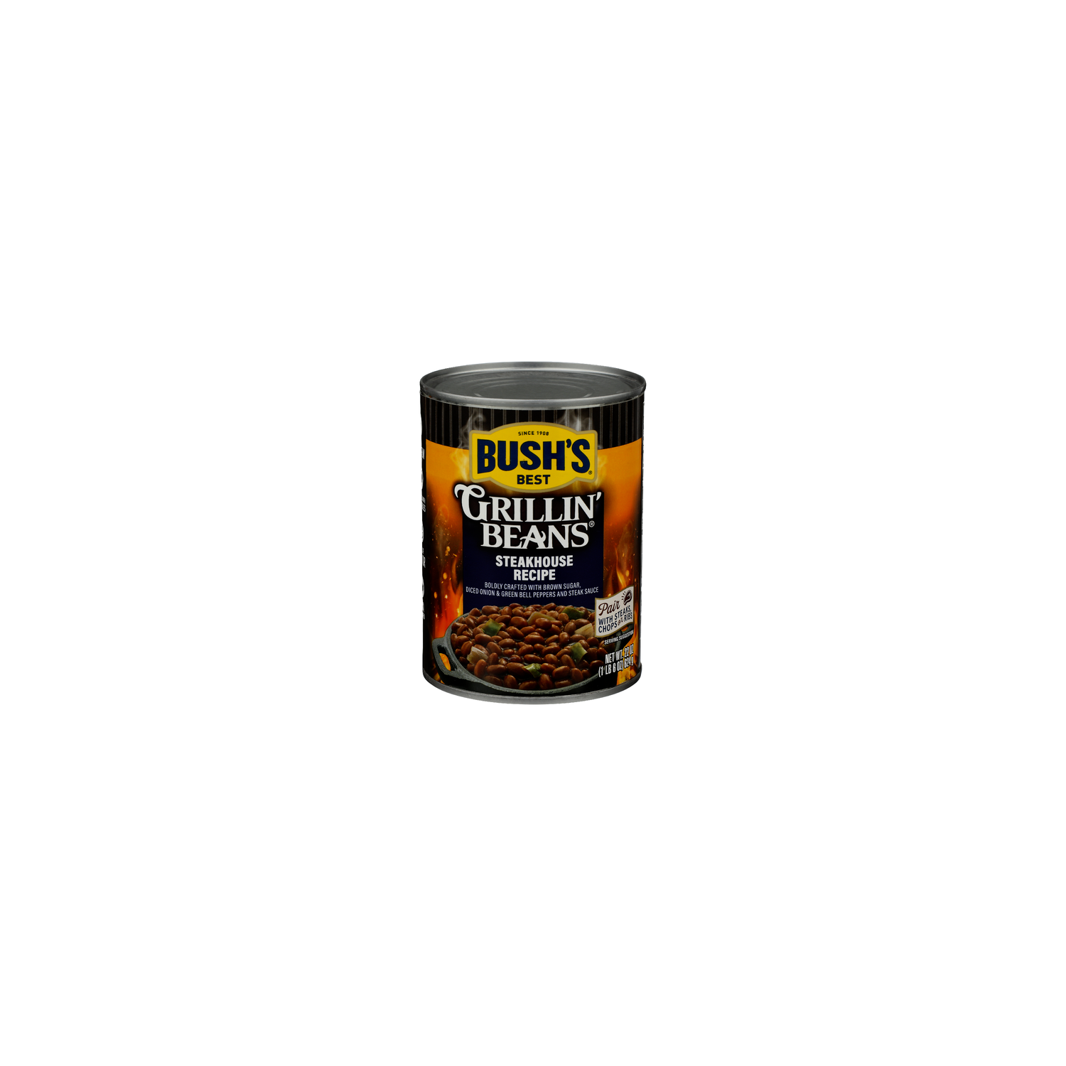 Bush's Best Canned Beans Steakhouse Recipe Grillin' - 22 Ounce Image 1 of 4