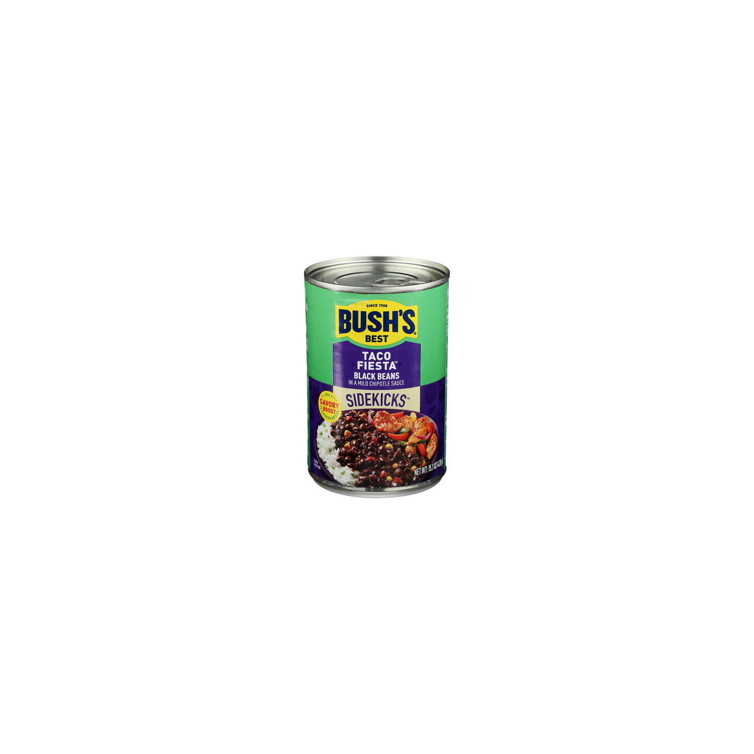 Bush Brothers & Company Bush Sidekicks Taco Fsta Blbea - 15.1 Ounce Image 1 of 4