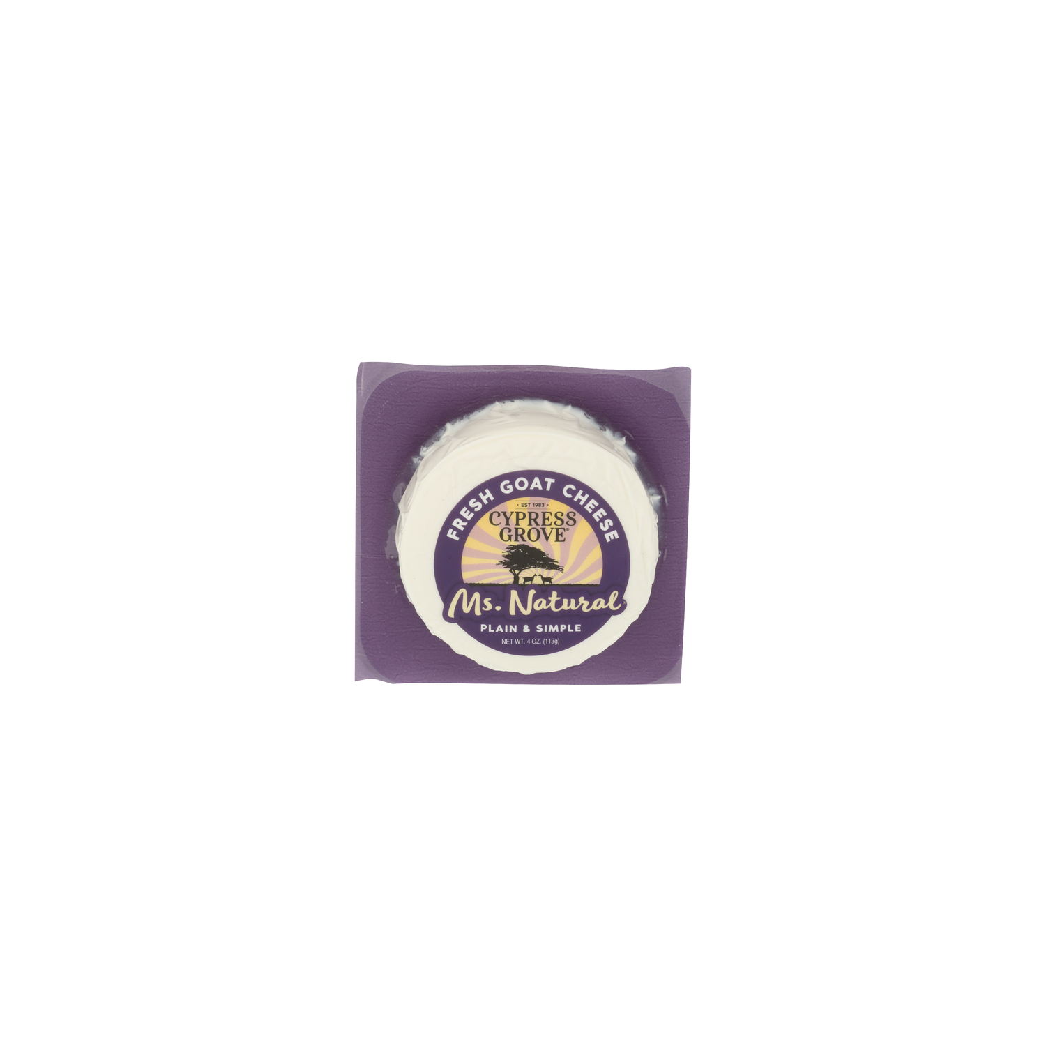 Cypress Grove Ms. Natural Chevre Goat Milk Cheese - 4 Ounce Image 1 of 4