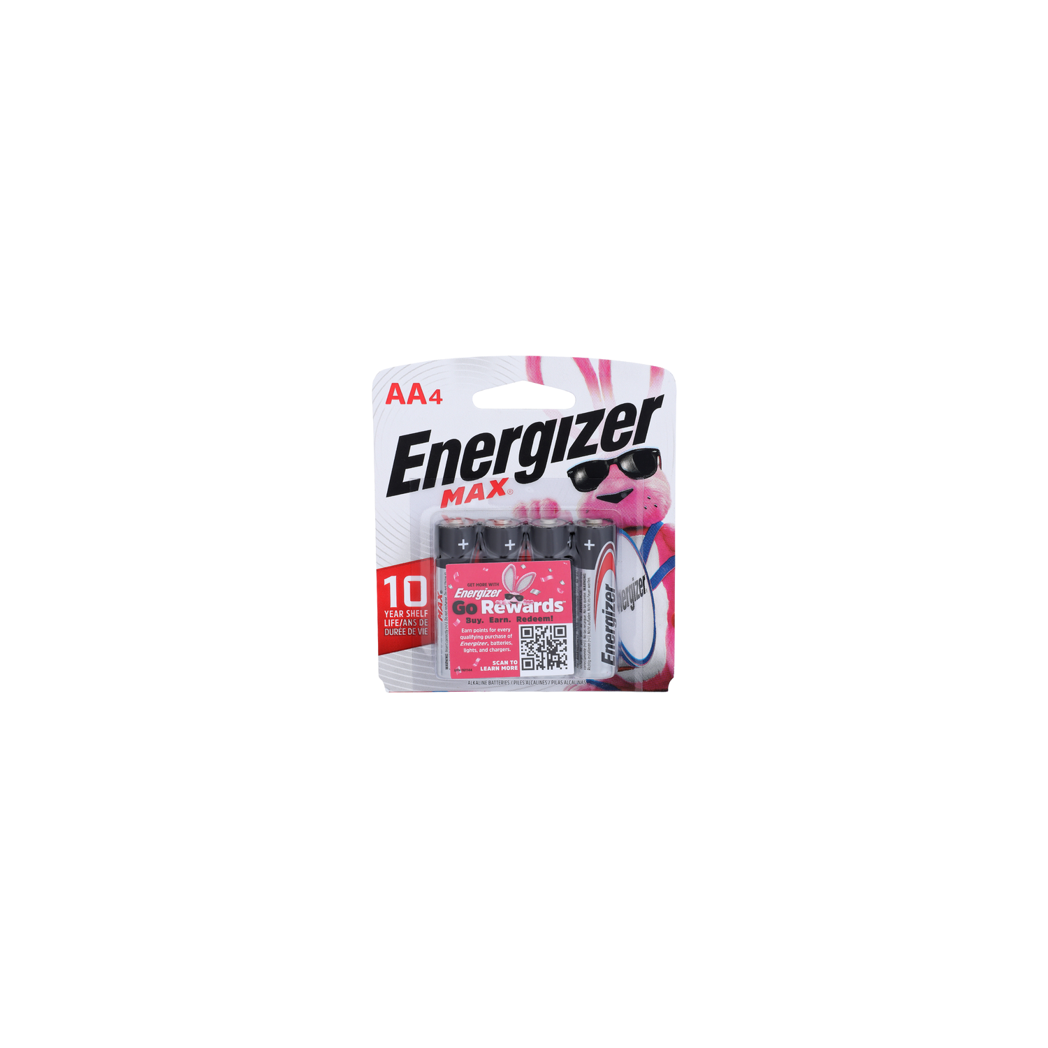 Energizer Max Aa4 Alkaline Batteries - 4 Count Image 1 of 2
