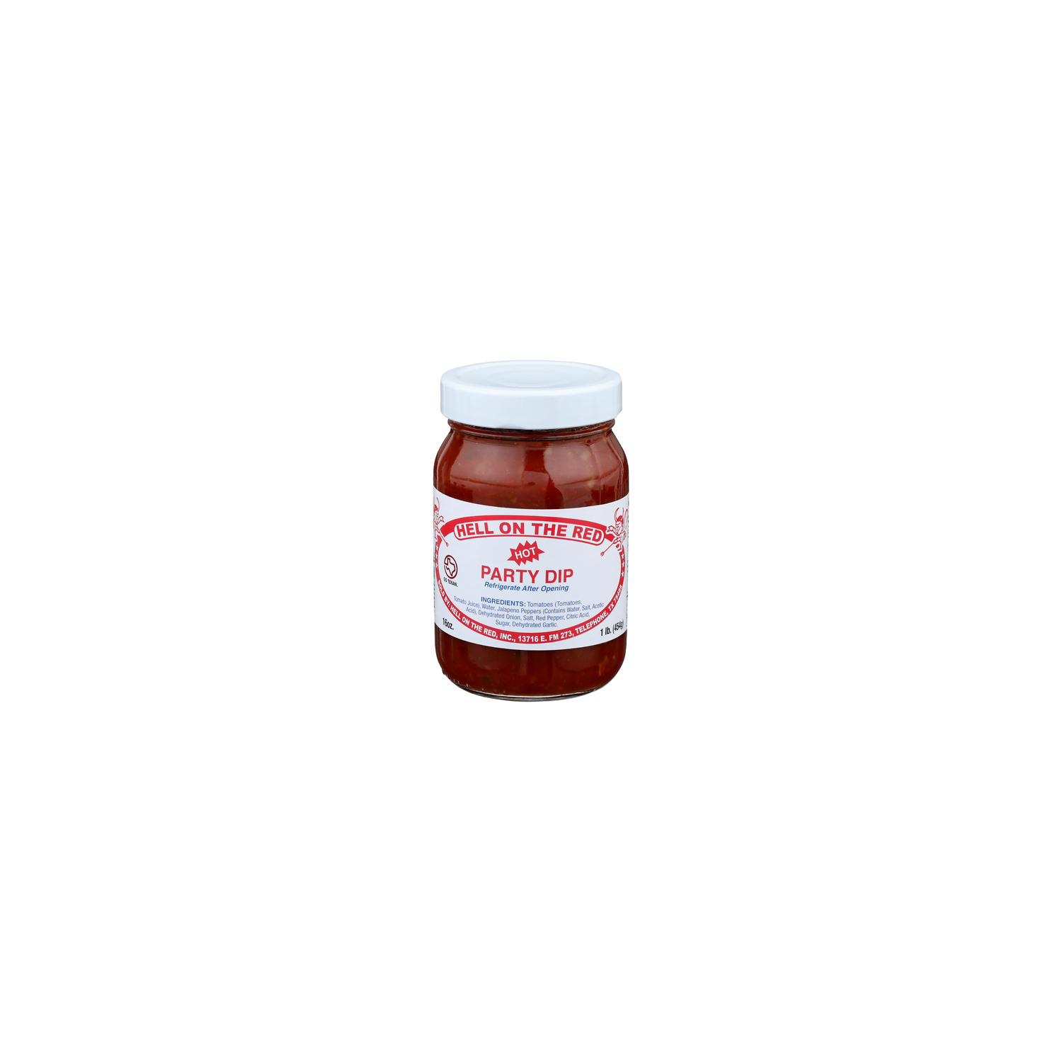 Hell On The Red Hot Party Dip - 16 Ounce Image 1 of 4