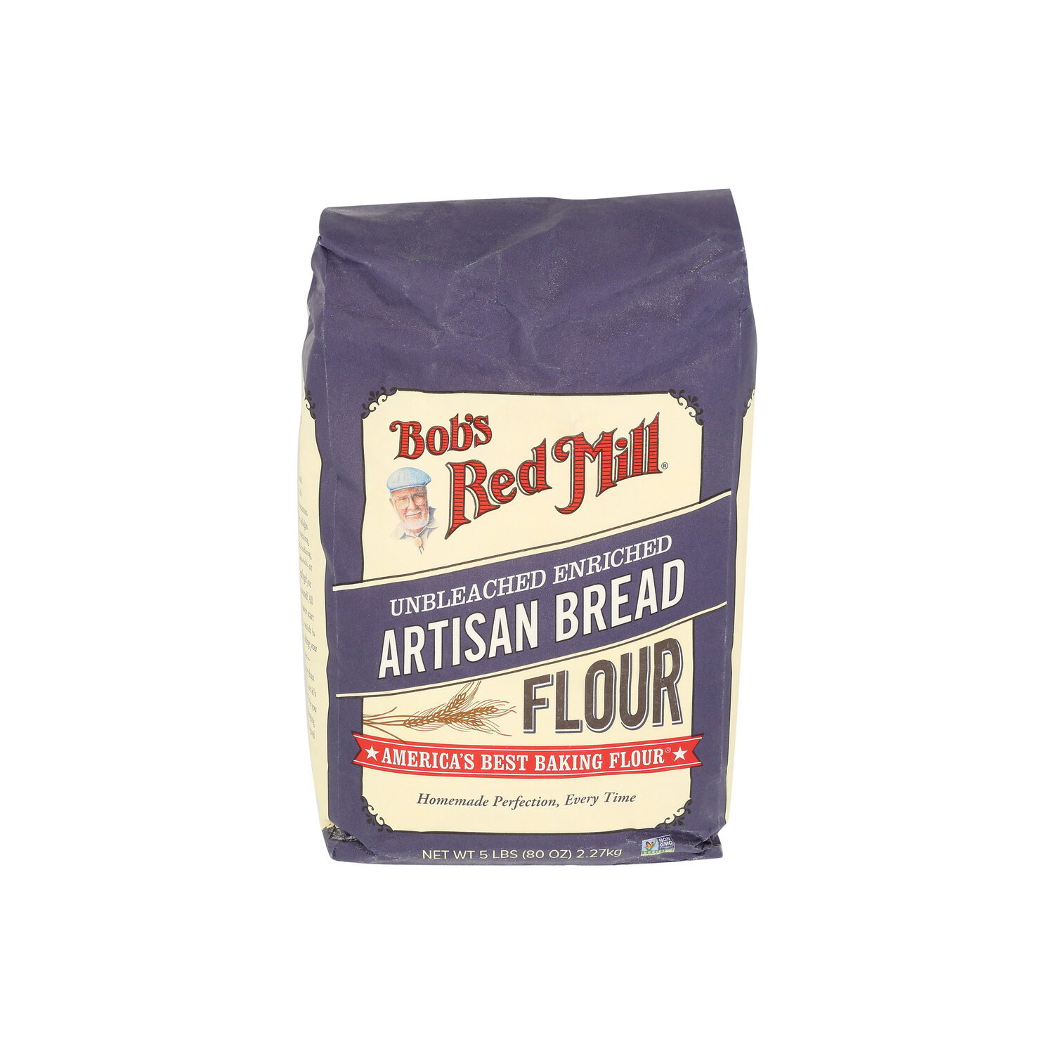 Bob's Red Mill Unbleached Enriched Artisan Bread Flour - 5 Pound Image 1 of 4