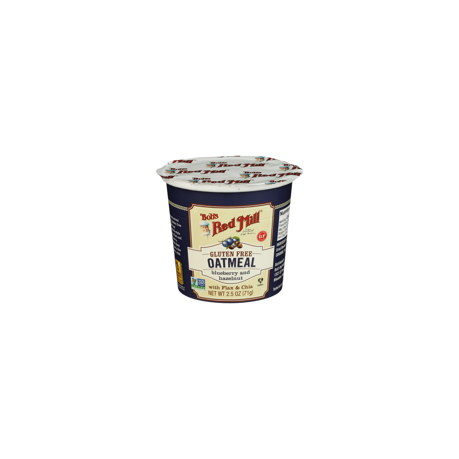 BOB's Red Mill Blueberry And Hazelnut Oatmeal Cup - 2.5 Ounce Image 1 of 4