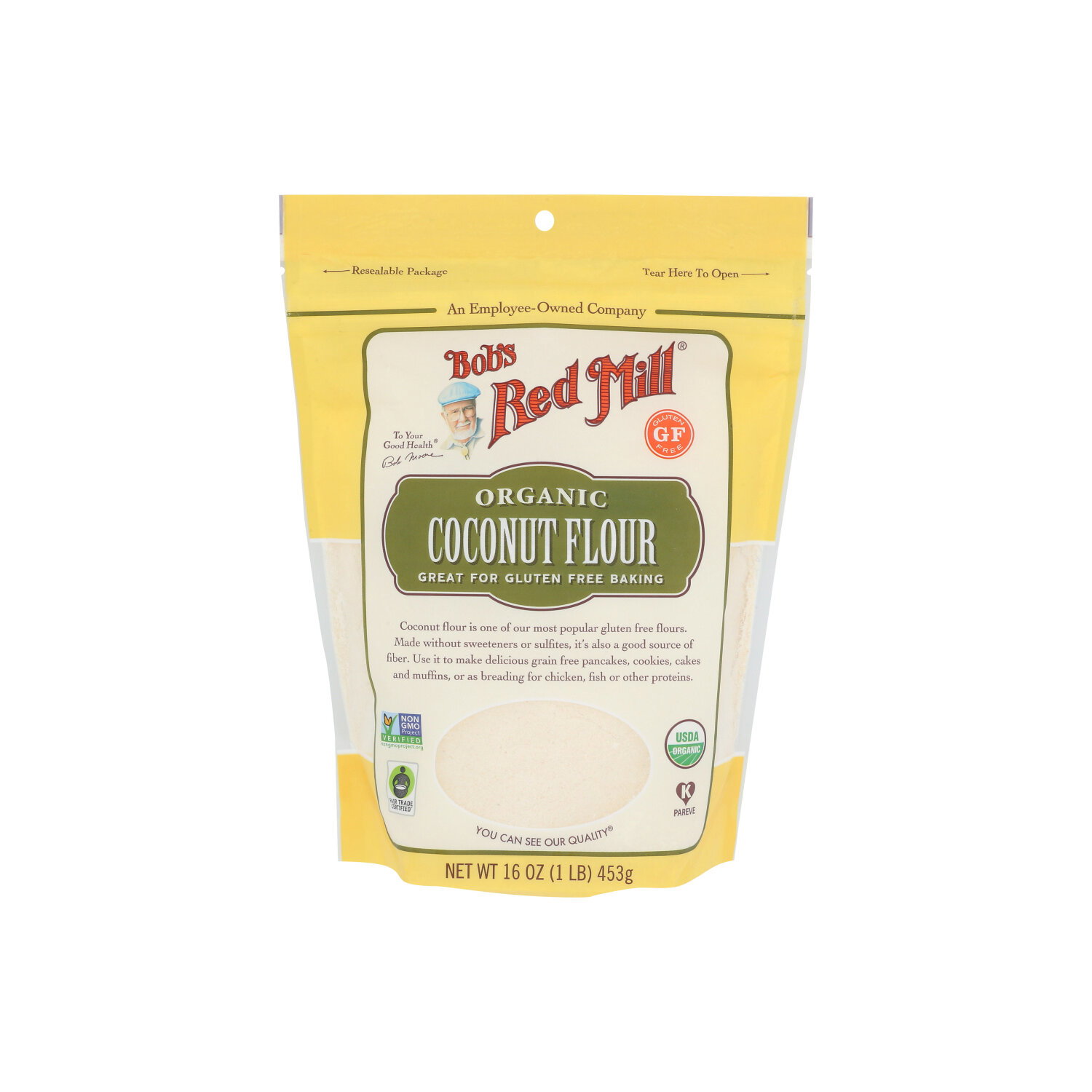 BOB's Red Mill Flour Organic Coconut - 16 Ounce Image 1 of 4