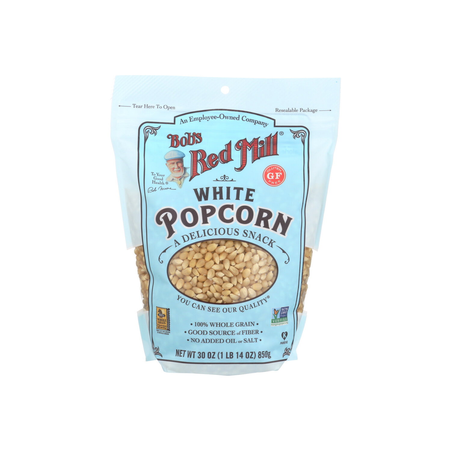 BOB's Red Mill Whole White Popcorn Brm - 30 Ounce Image 1 of 2