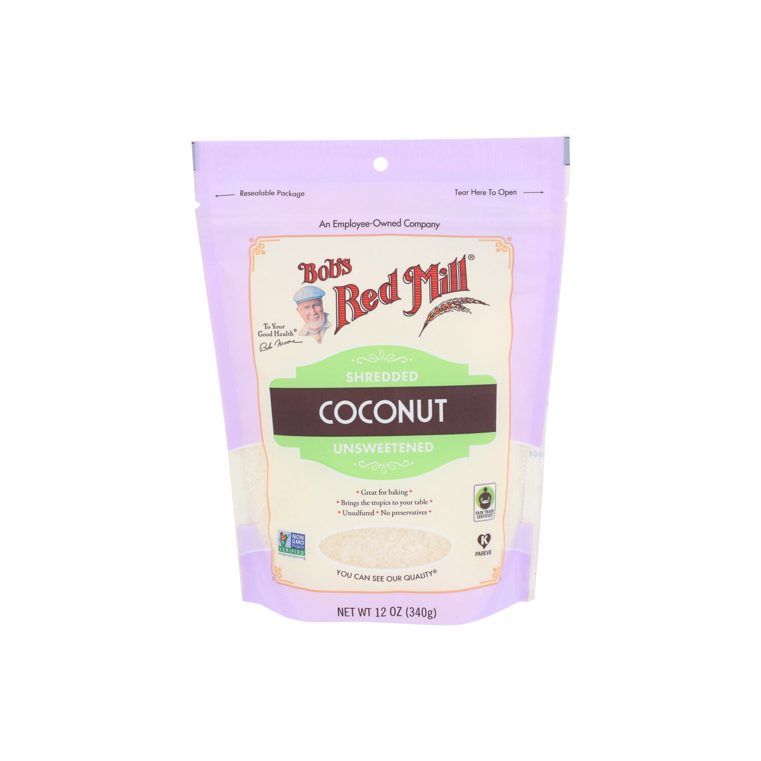 BOB's Red Mill Shredded Coconut Unsweetened - 12 Ounce Image 1 of 4