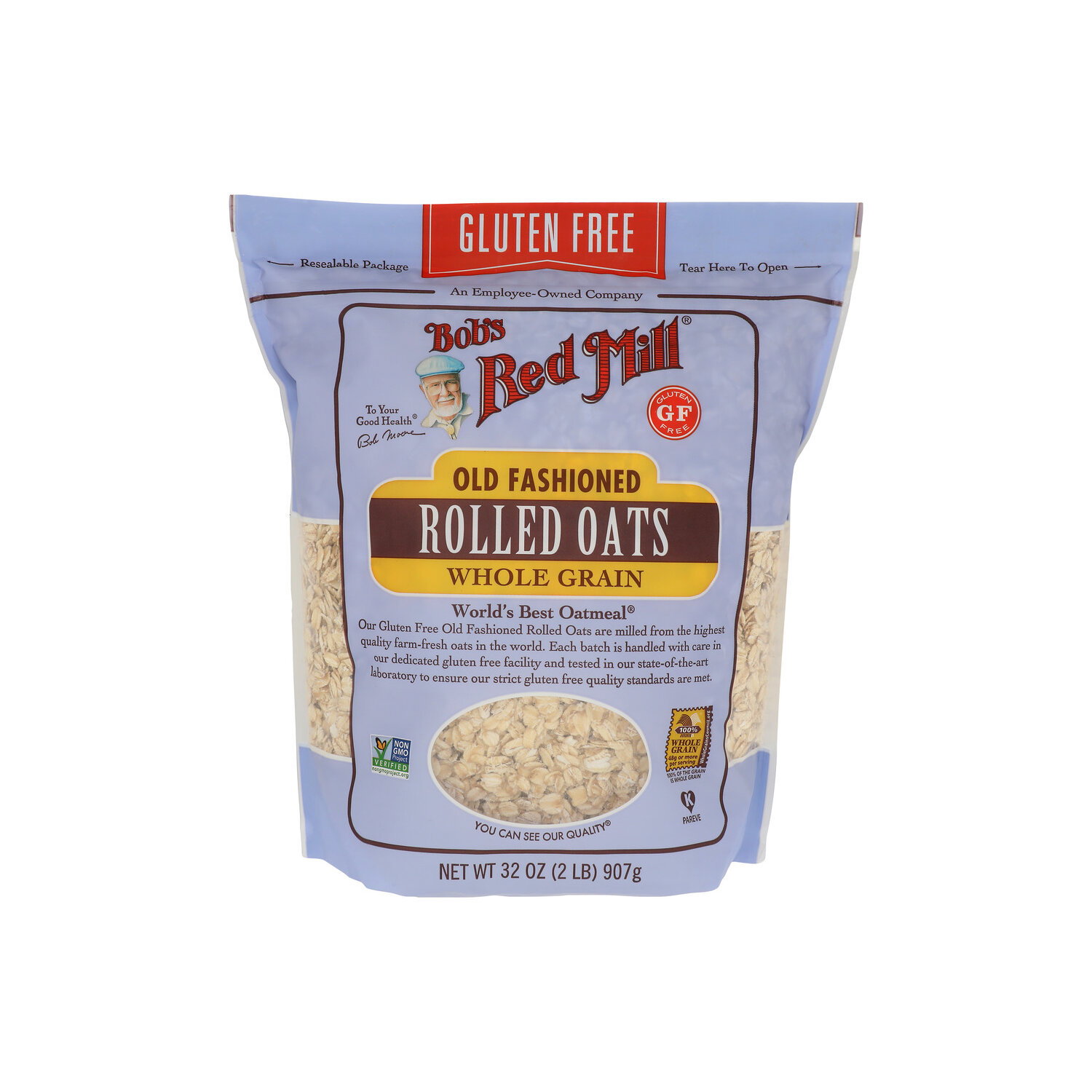 BOB's Red Mill Oats Gluten Free, Old Fashioned Rolled - 32 Ounce Image 1 of 4