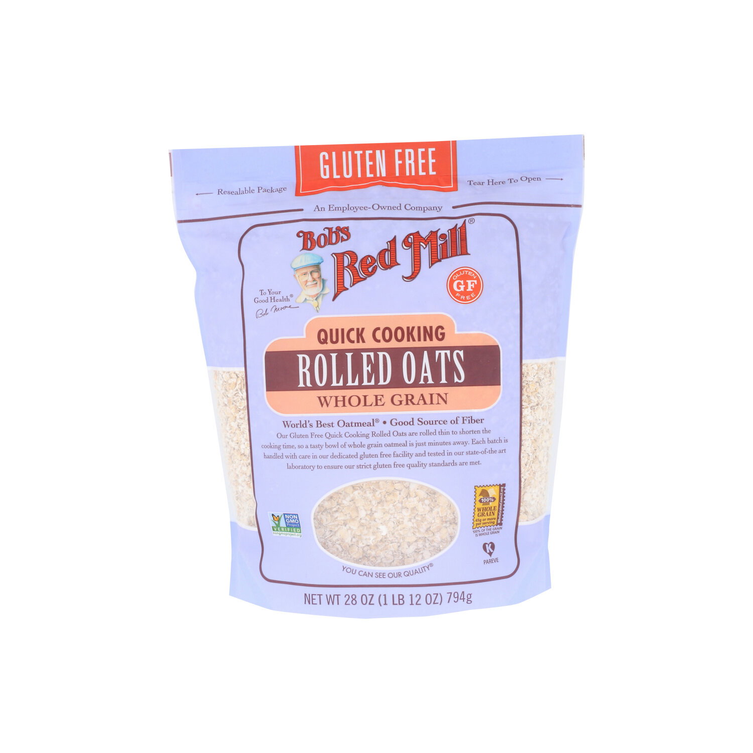 BOB's Red Mill Oats Gluten Free Quick Cooking Rolled - 28 Ounce Image 1 of 4