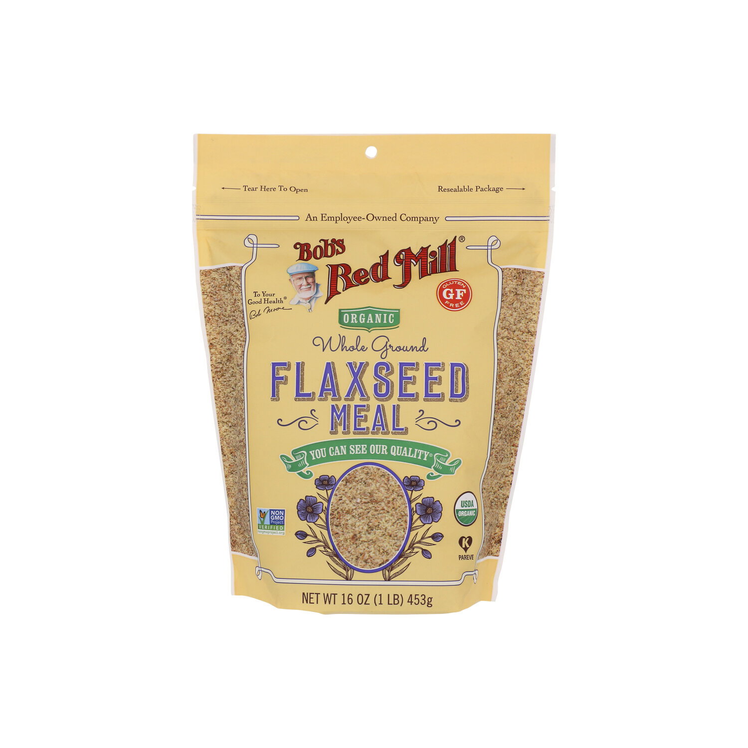 BOB's Red Mill Organic Brown Flaxseed Meal - 16 Ounce Image 1 of 4