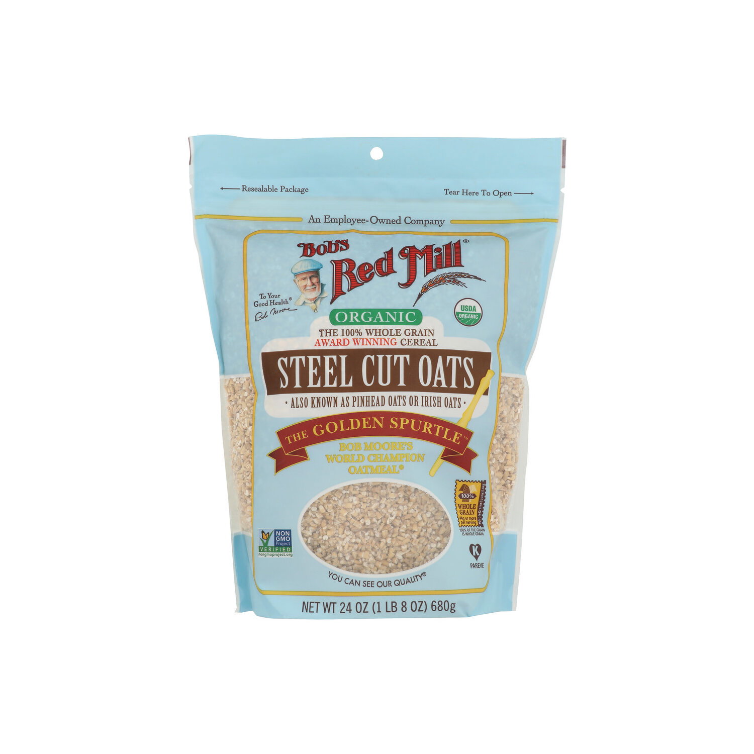 BOB's Red Mill Organic Steel Cut Oats - 24 Ounce Image 1 of 4