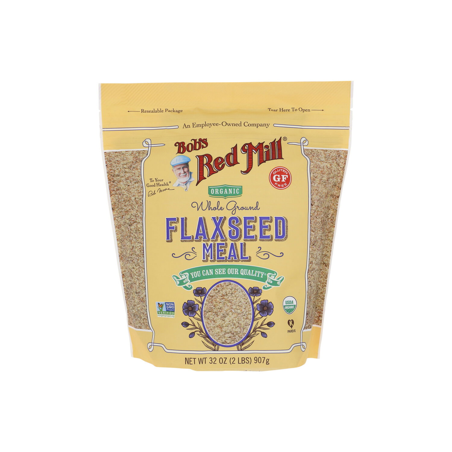 BOB's Red Mill Organic Flaxseed Meal - 32 Ounce Image 1 of 4