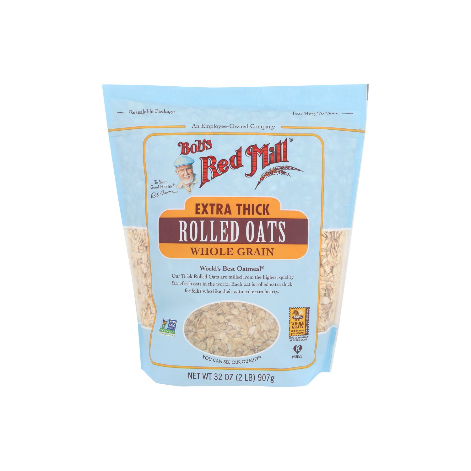 BOB's Red Mill Oats Extra Thick Rolled - 32 Ounce Image 1 of 4