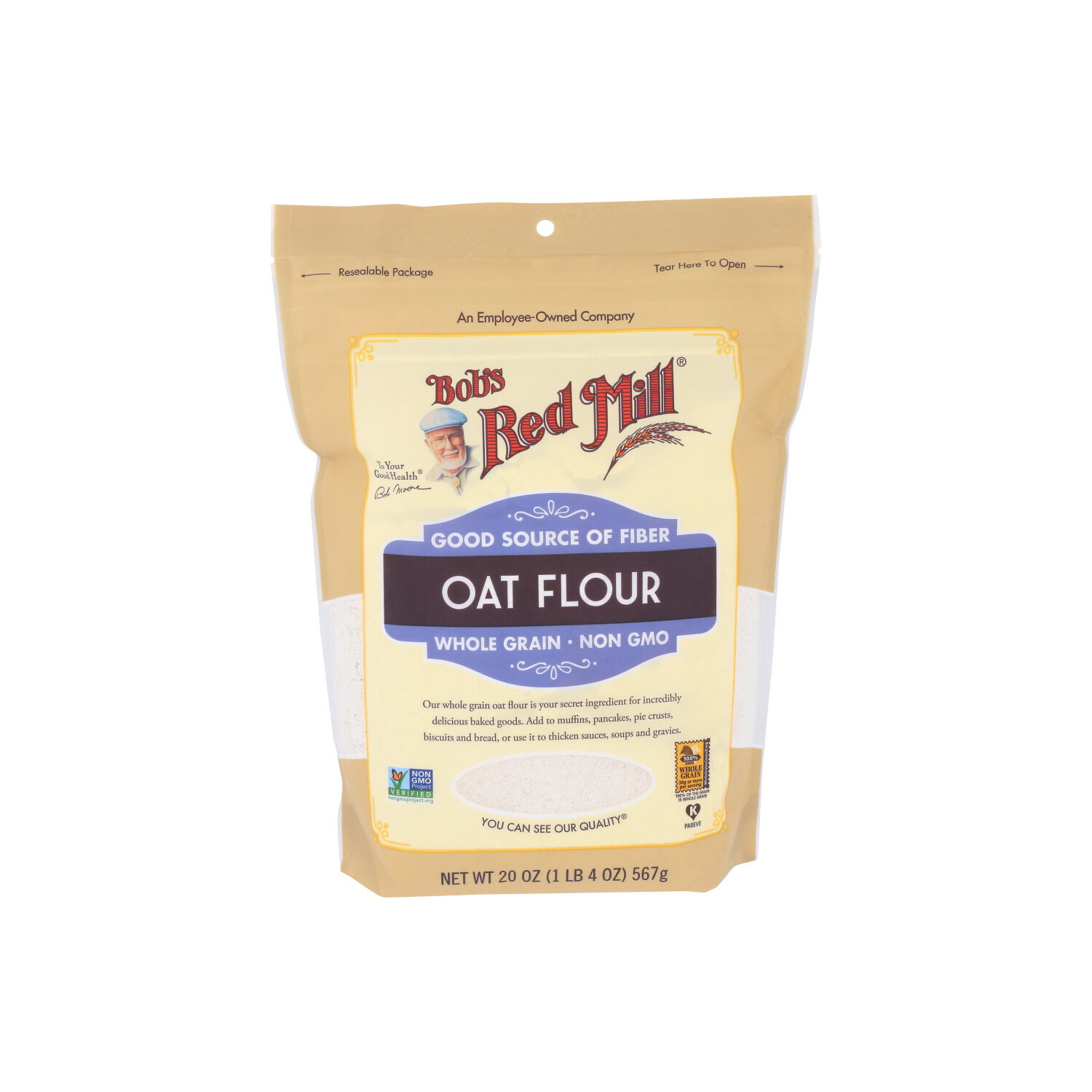 BOB's Red Mill Oat Flour Whole Grain - 20 Ounce Image 1 of 2