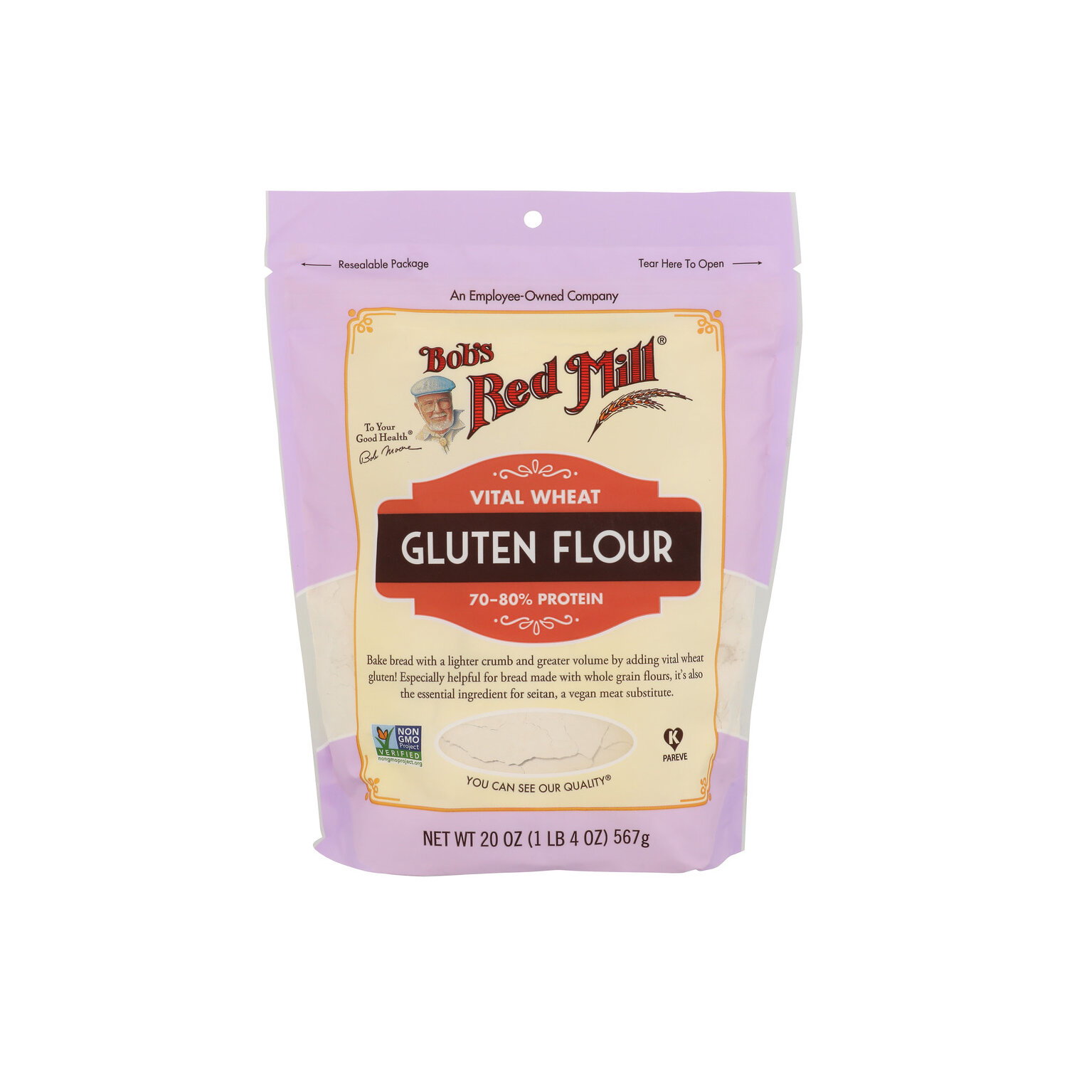 BOB's Red Mill Vital Wheat Gluten Flour - 20 Ounce Image 1 of 4