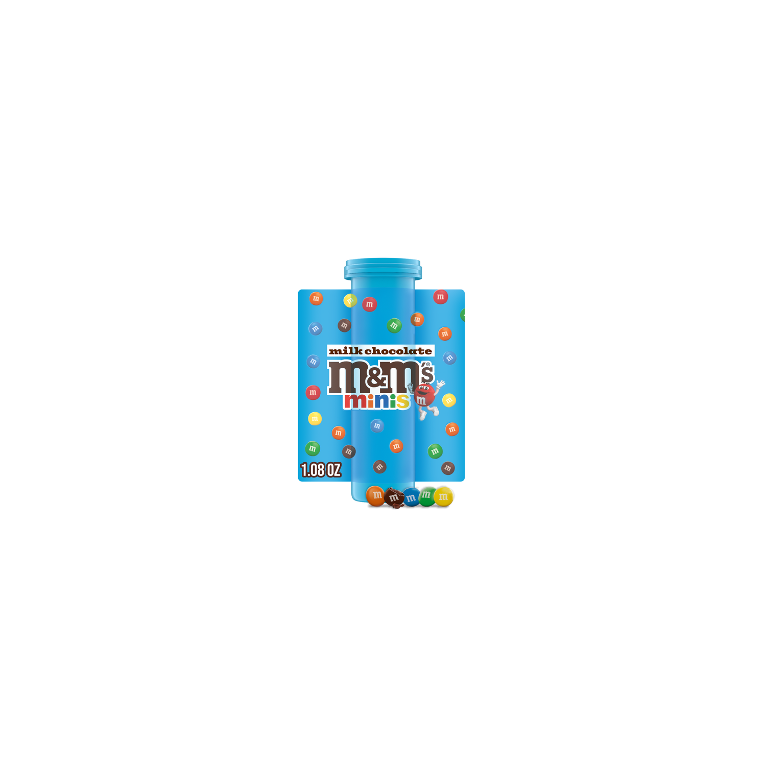 M&M's Minis Milk Chocolate Candy, Tube Package May Vary - 1.08 Ounce Image 1 of 3