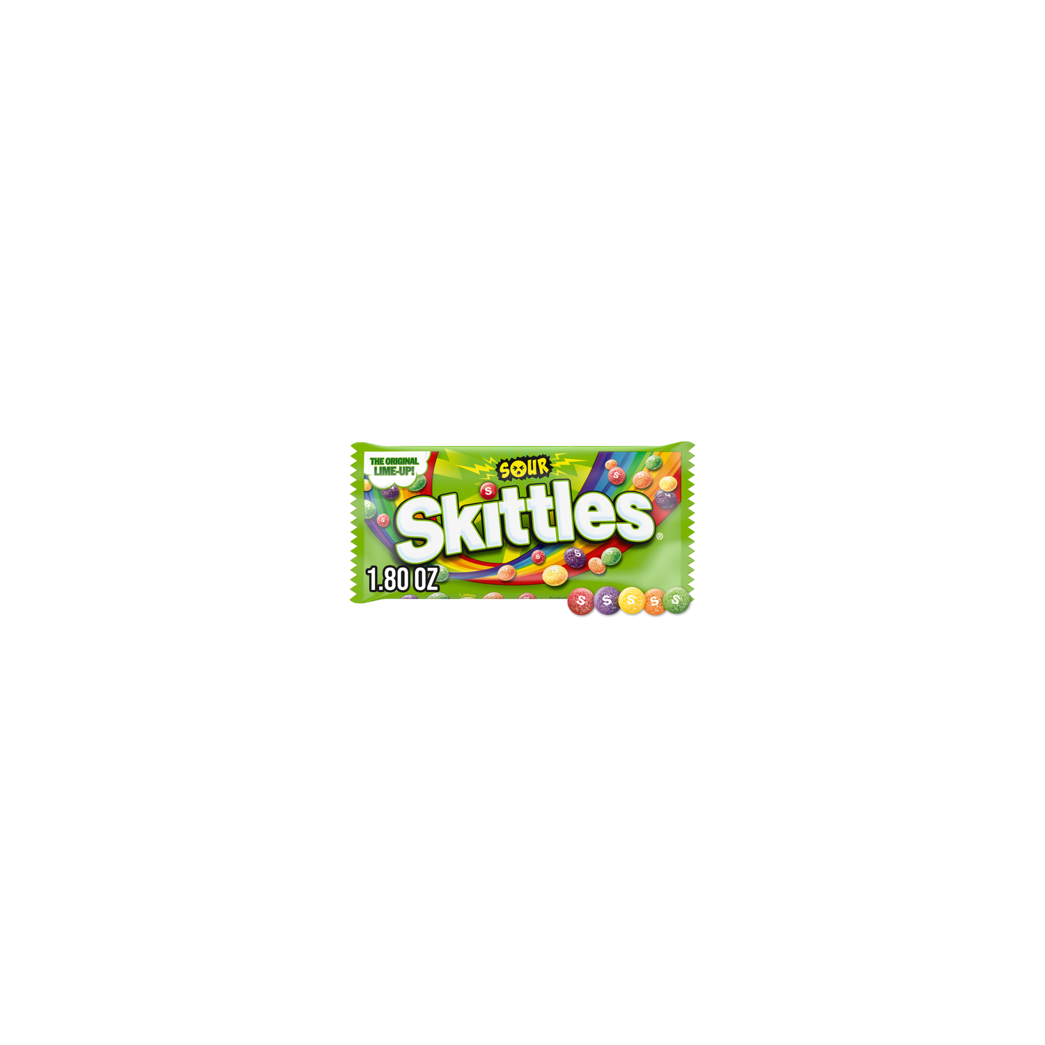 Skittles Sour Candy, Full Size, Pack - 1.8 Ounce Image 1 of 4