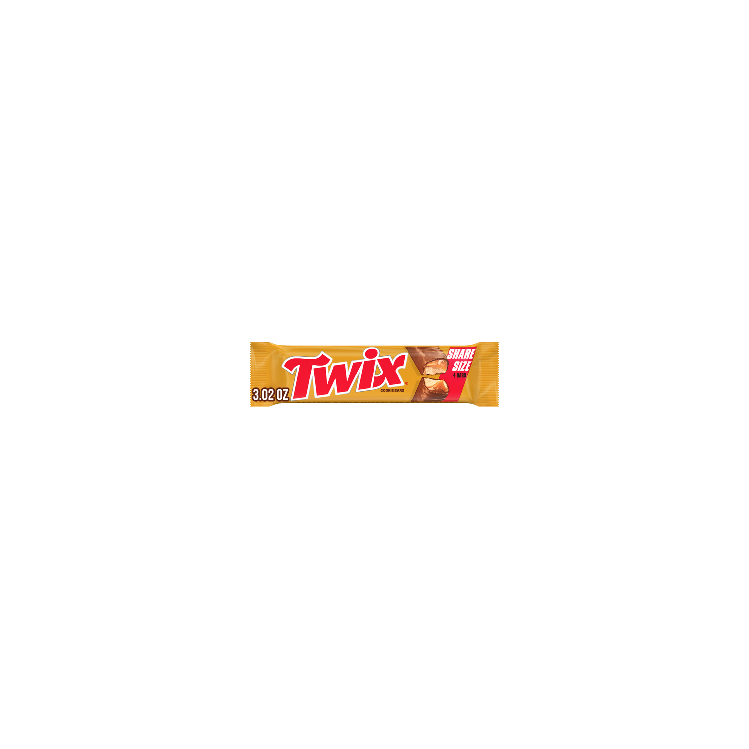 Twix Milk Chocolate Caramel Cookie Candy Bar, Share Size - 3.02 Ounce Image 1 of 4