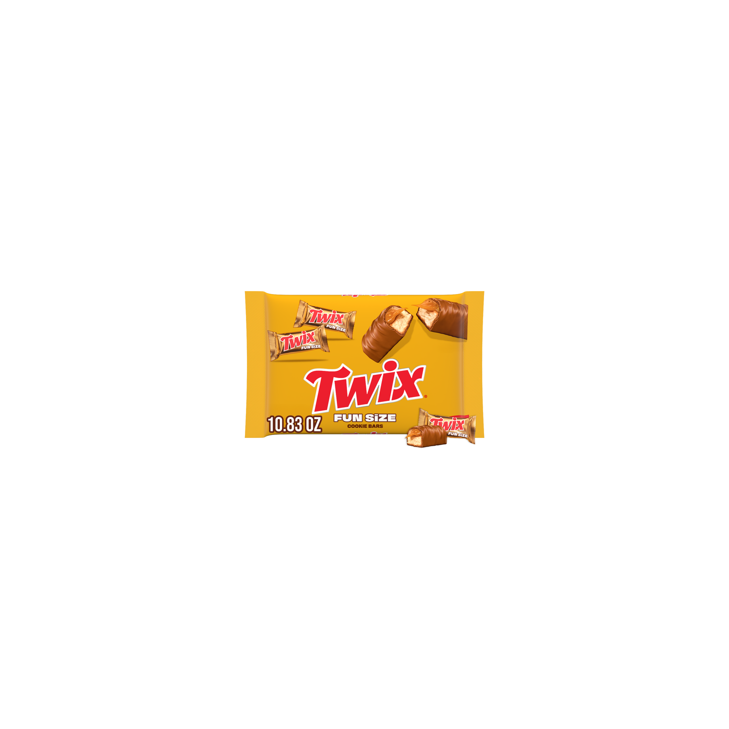 Twix Fun Size Caramel Cookie Chocolate Bars Bulk Candy Bag - 10.83 Ounce Image 1 of 4