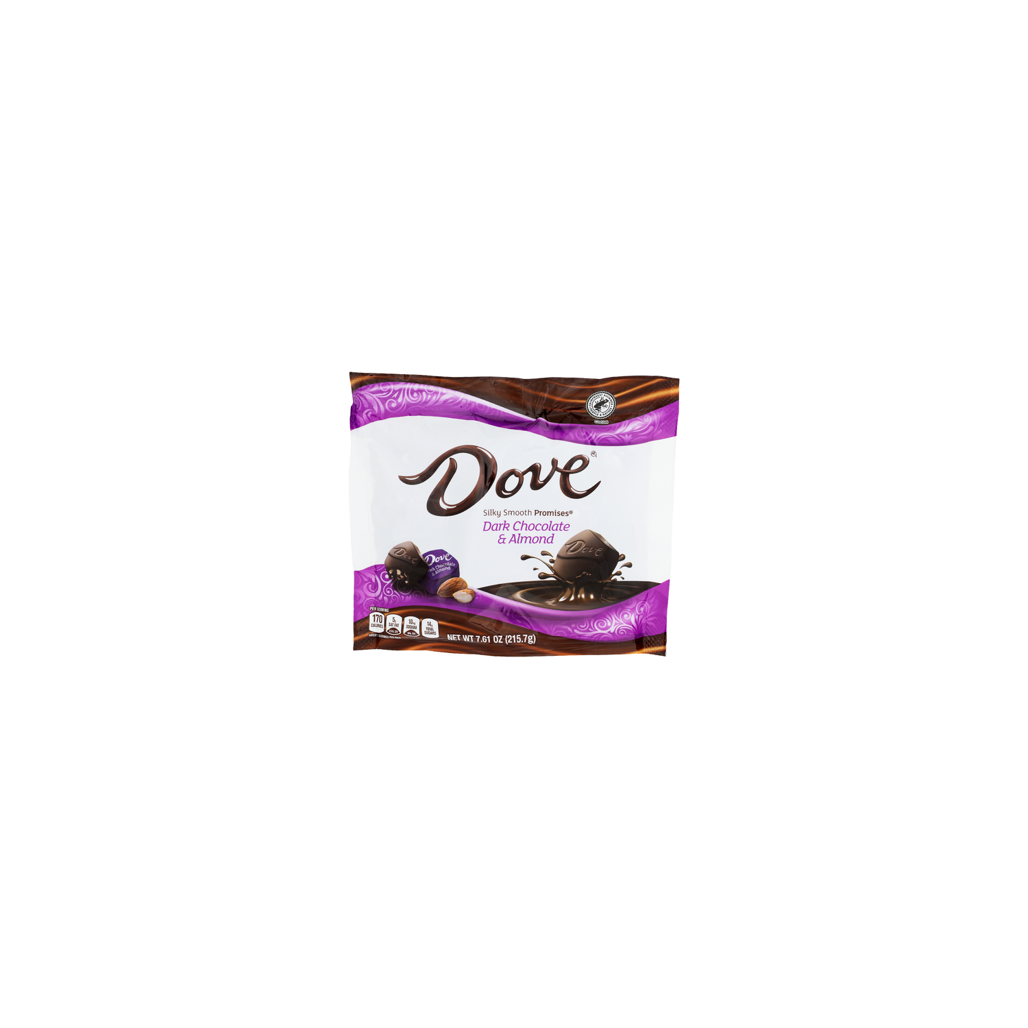 Dove Silky Smooth Proises Dark Chocolate & Almond - 7.61 Ounce Image 1 of 4