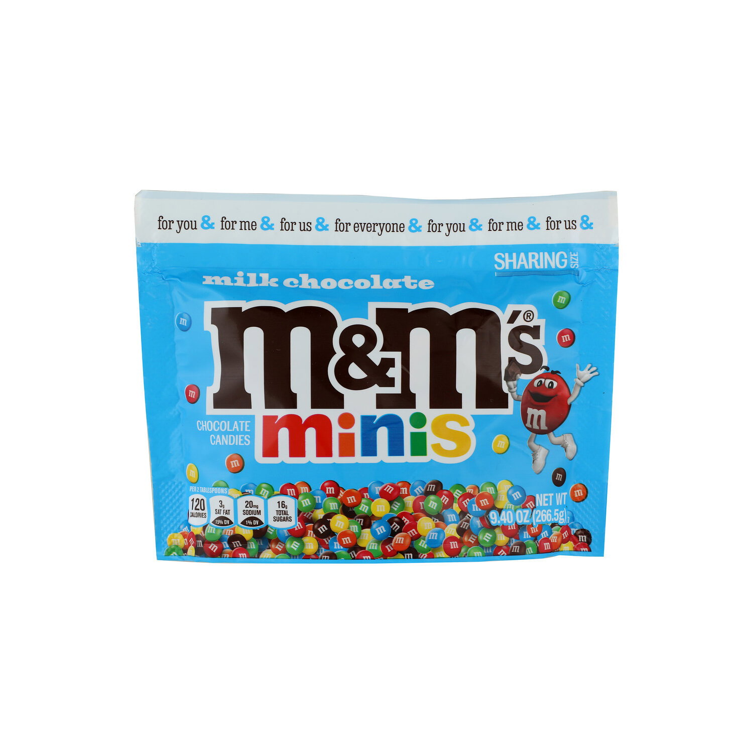 M&M's Minis Milk Chocolate Candy Resealable Bag - 9.4 Ounce
