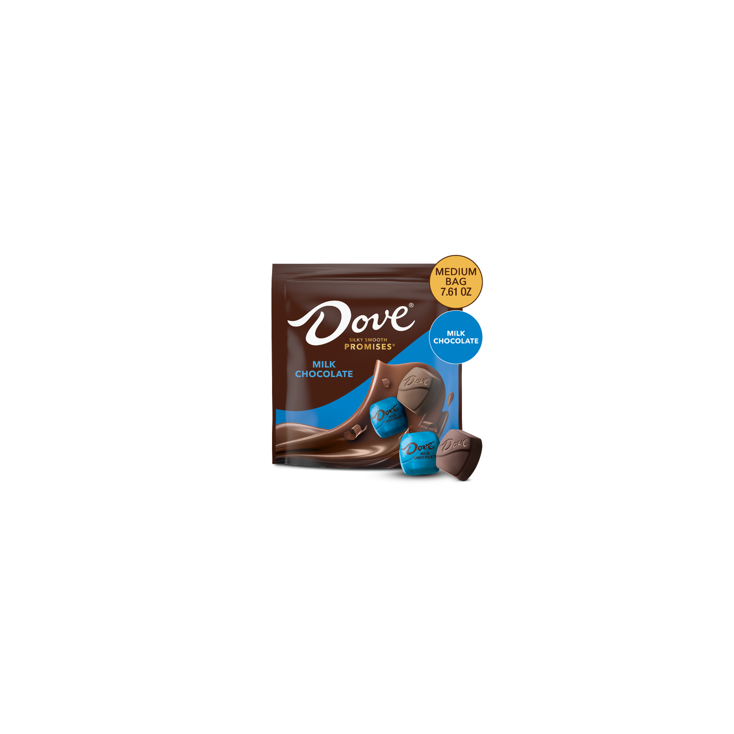 Dove Promises Milk Chocolate Candy, Candy Bag - 7.61 Ounce Image 1 of 4