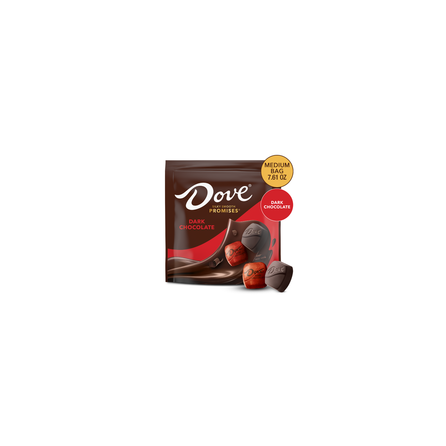Dove Promises Dark Chocolate Candy, Bag - 7.61 Ounce Image 1 of 4