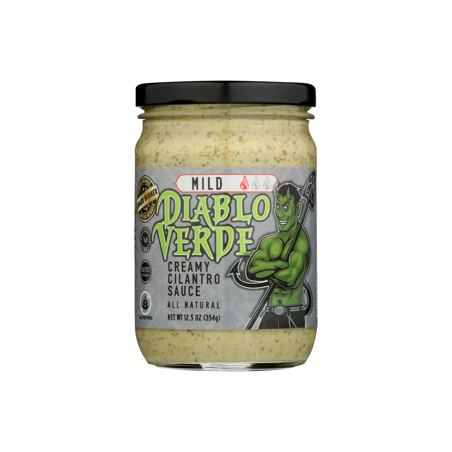 Diablo Verde Sauce Cilantro Mild - 12.5 Ounce Image 1 of 2