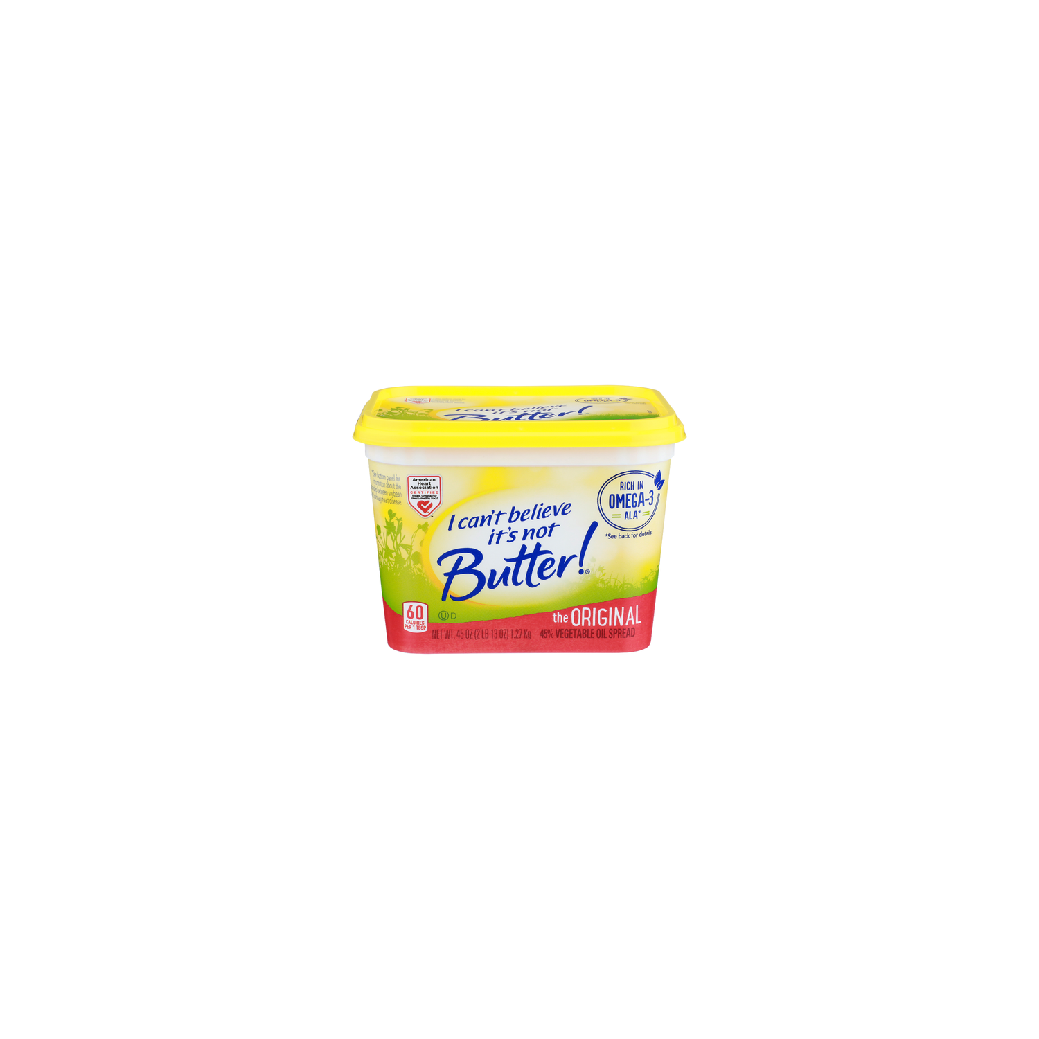 I CAN'T Believe IT's Not BUTTER! The Original 45% Vegetable Oil Spread - 45 Ounce Image 1 of 4