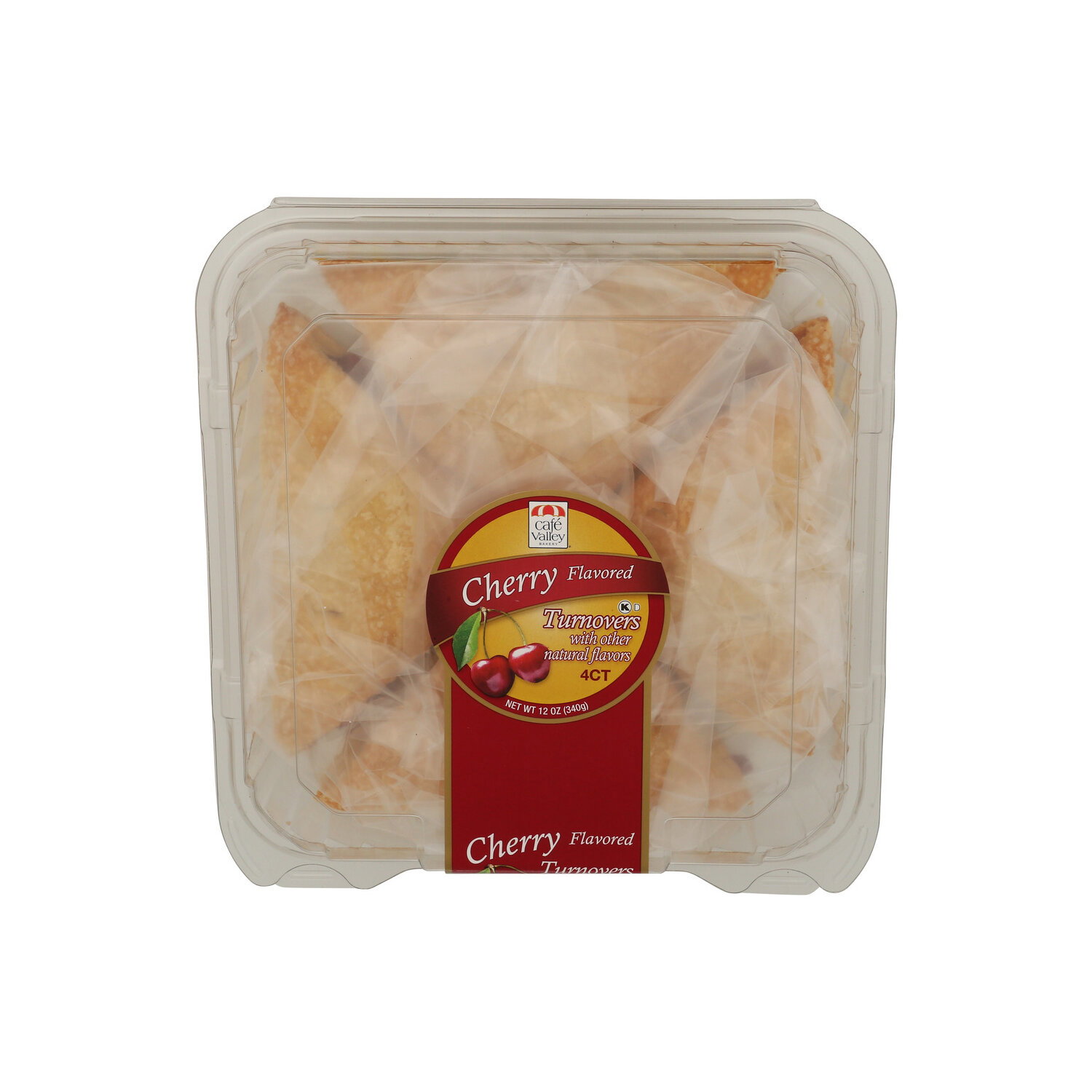 Cafe Valley Bakery Cherry Turnover - 3 Ounce - 4 Count Image 1 of 4