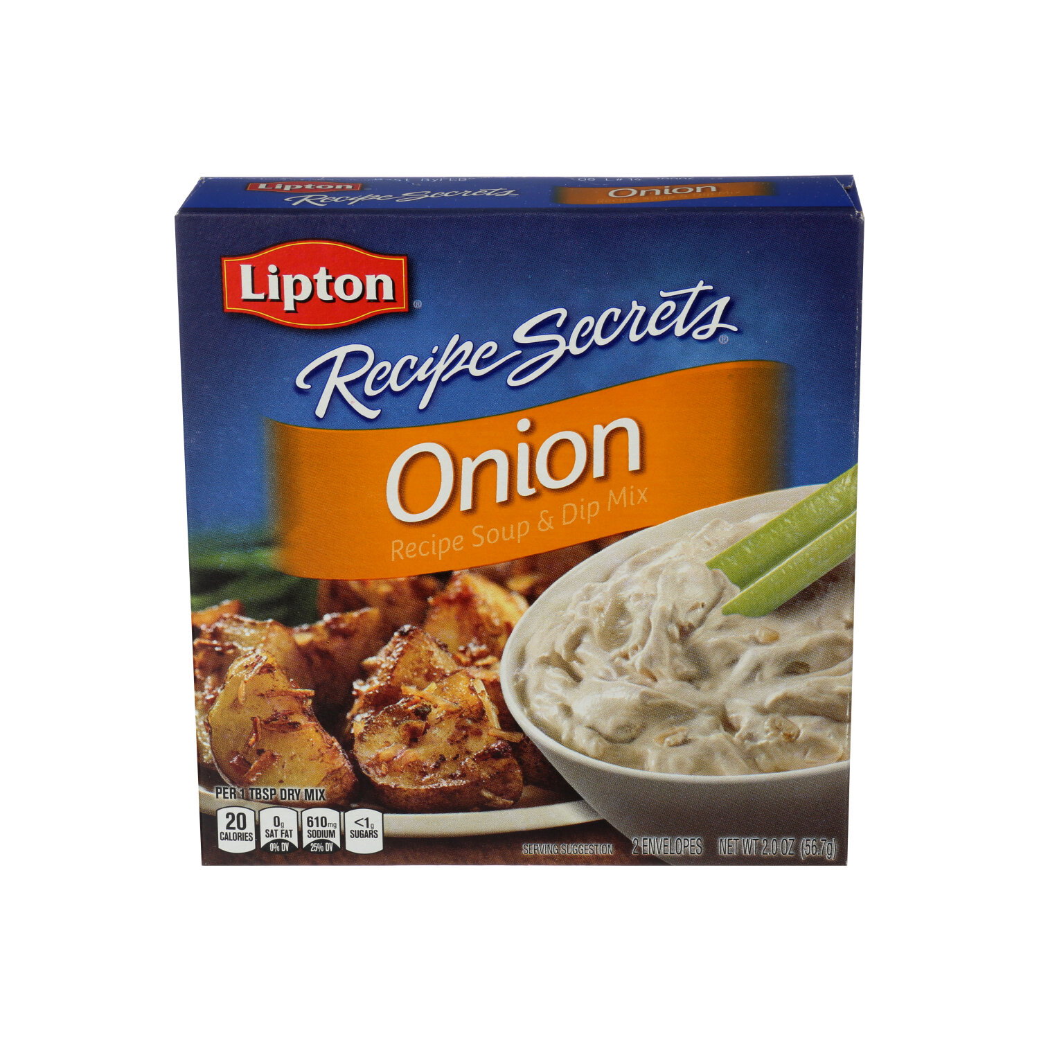 Lipton Recipe Secrets Onion Recipes Soup & Dip Mix - 2 Ounce Image 1 of 2
