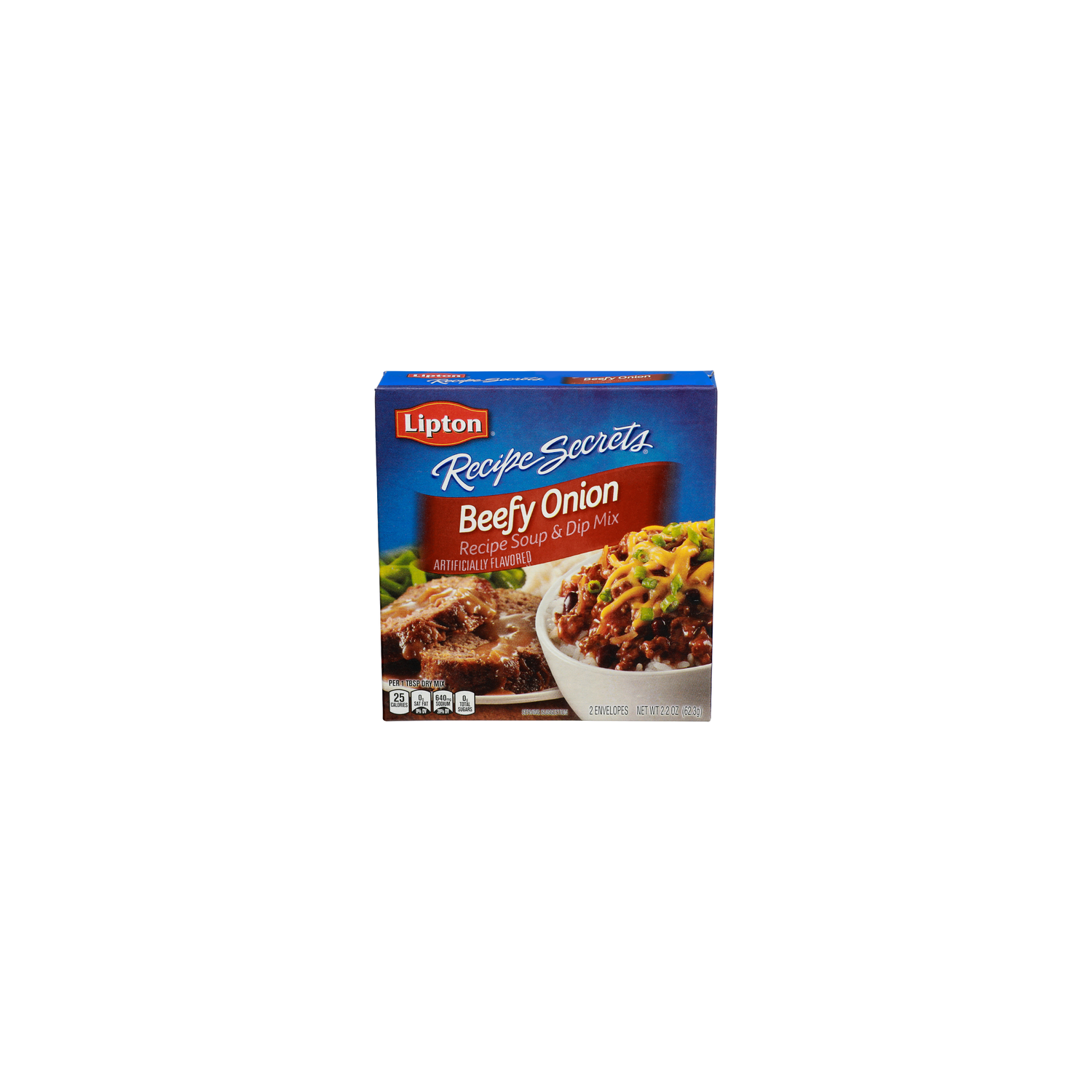 Lipton Recipe Secrets Beefy Onion Soup & Dip Mix - 1.1 Ounce - 2 Count Image 1 of 4