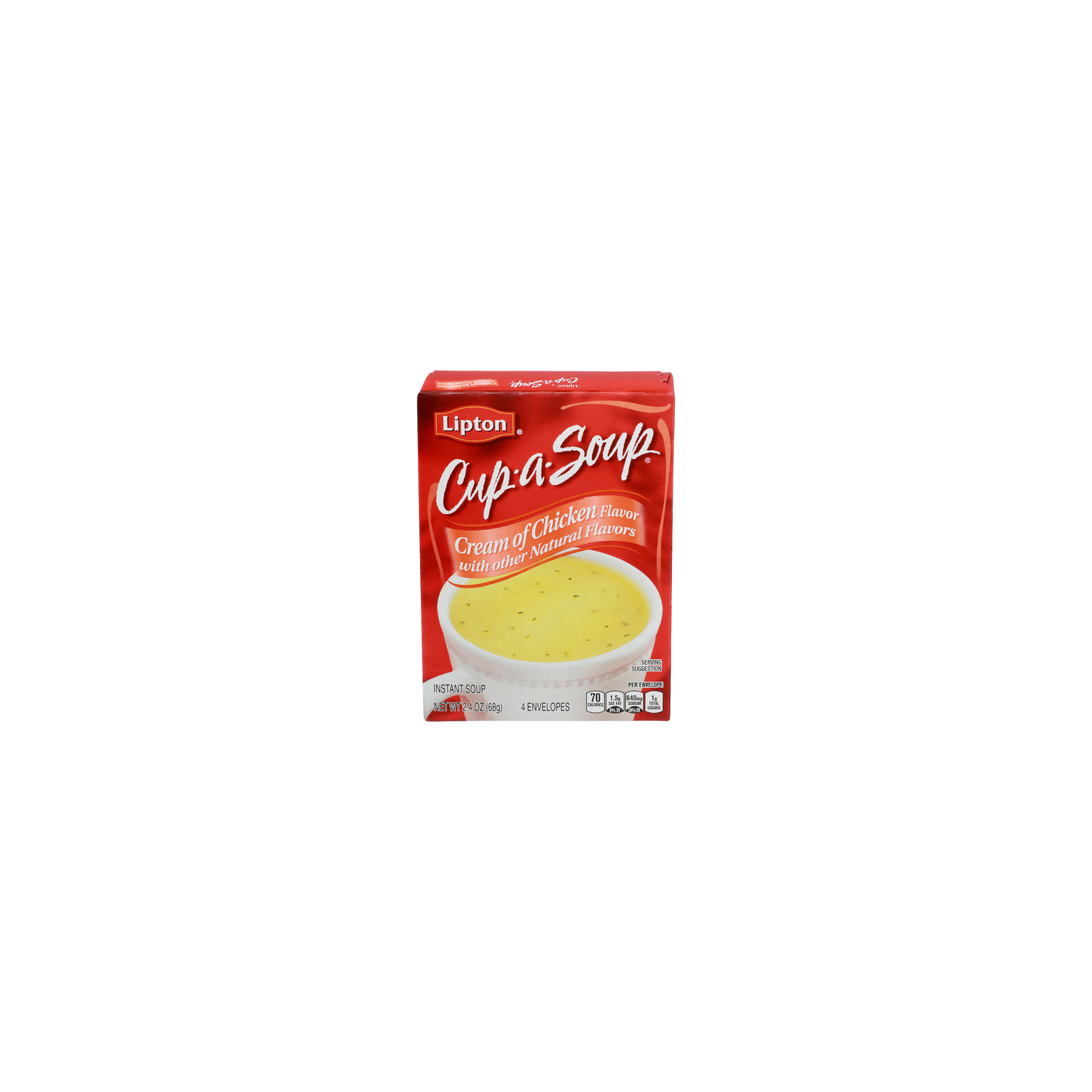 Lipton Cup A Soup Cream Of Chicken Flavor Cup A Soup Instant - 0.6 Ounce - 4 Count Image 1 of 4