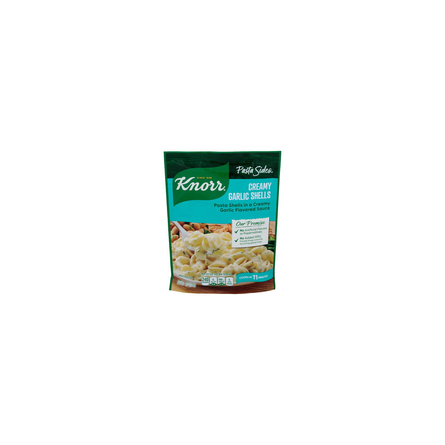 Knorr Creamy Garlic Shells Pasta Sides - 4.4 Ounce Image 1 of 4
