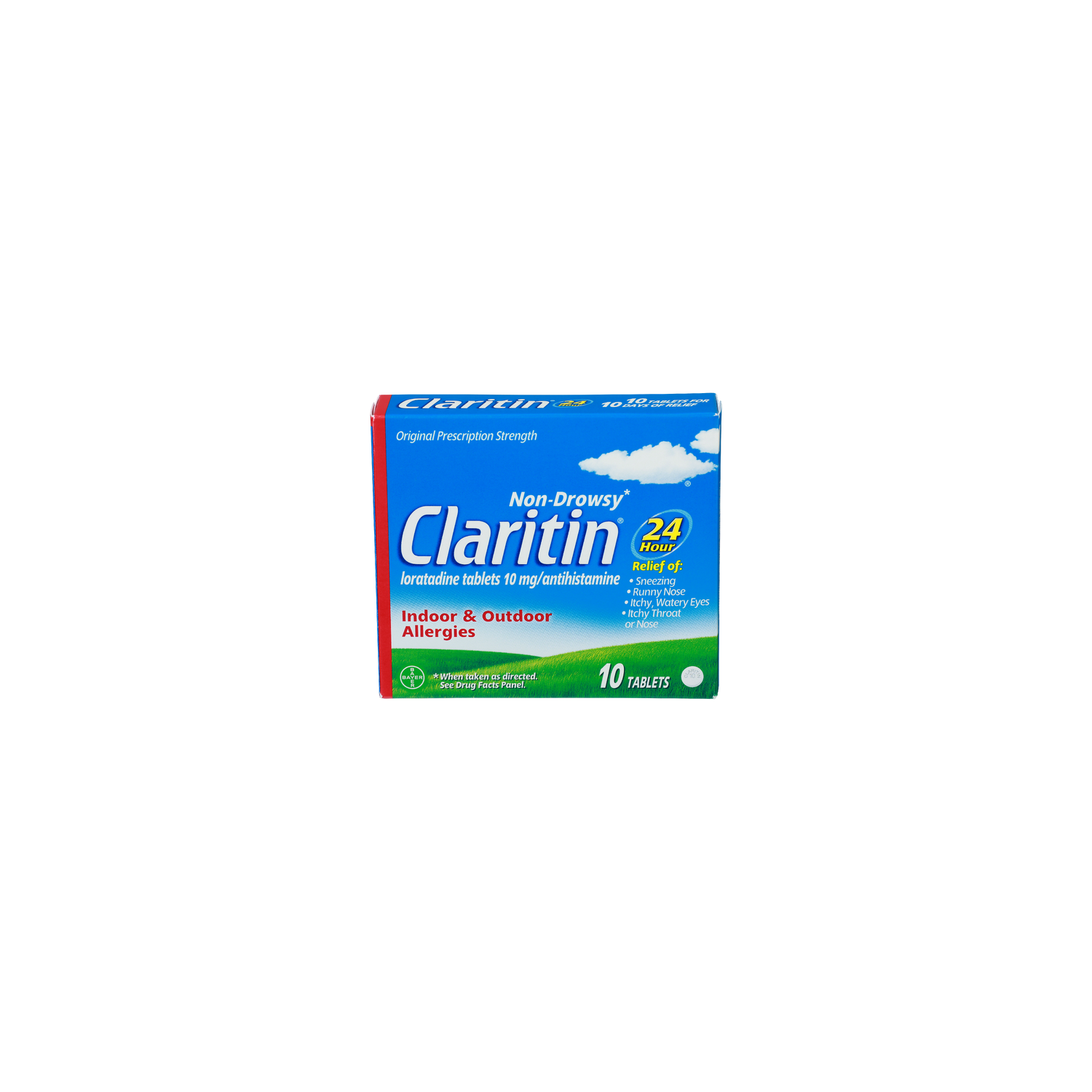 Claritin Non Drowsy Indoor & Outdoor - 10 Count Image 1 of 3