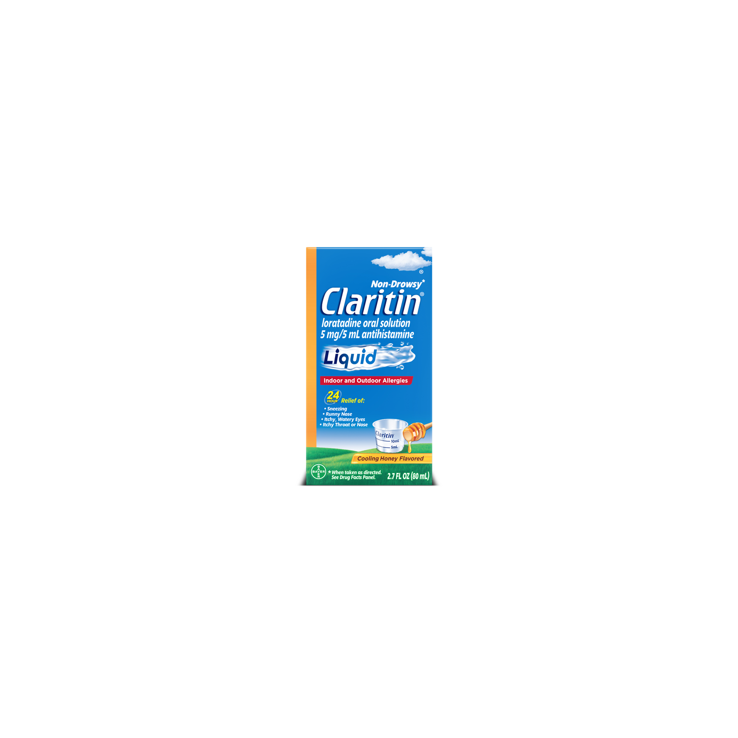 Claritin Family Cooling Honey Syrup - 2.7 Fluid Ounce