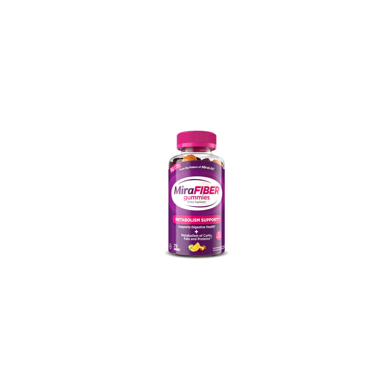 MiraLAX RestoraLAX Mirafiber Gummy 2DZ - 72 Count