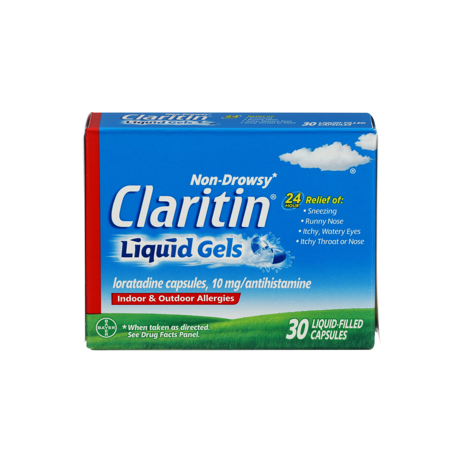 Claritin Non-Drowsy 24 Hour Allergy Relief Liqui-Gels - 30 Count Image 1 of 3