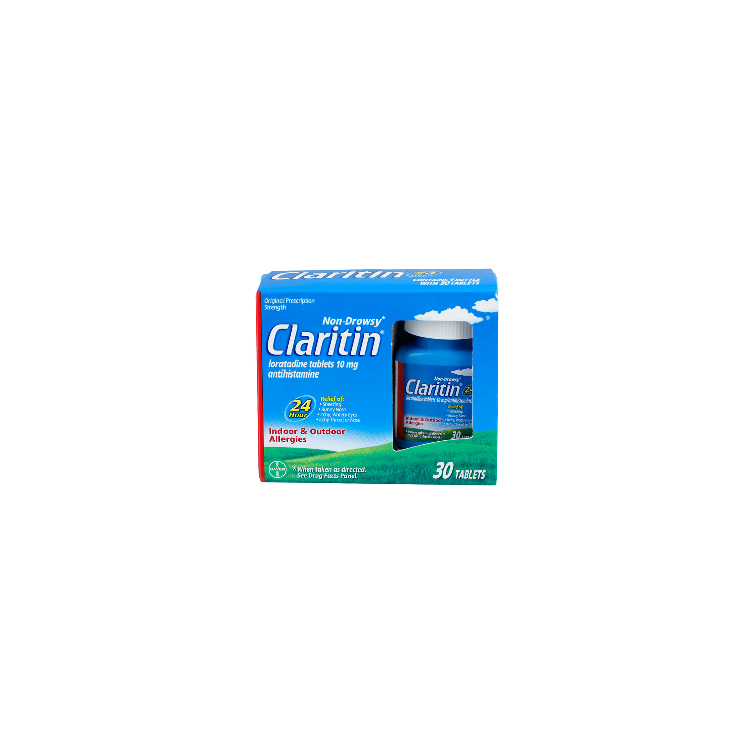 Claritin Loratadine Tablets Antihistamine - 30 Count Image 1 of 2