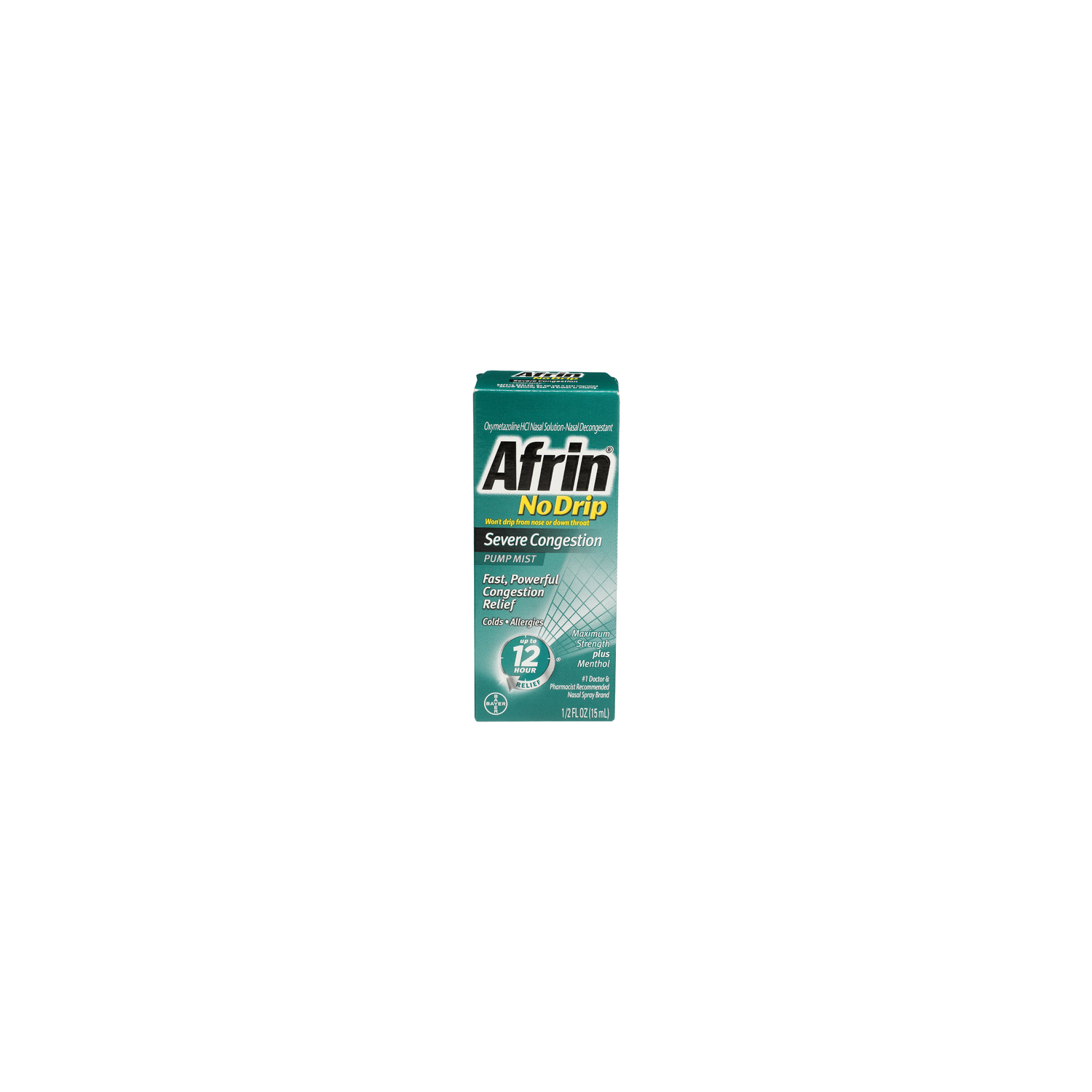Bayer Afrin No Drip Severe Congestion Pump Mist - 0.5 Fluid Ounce Image 1 of 4