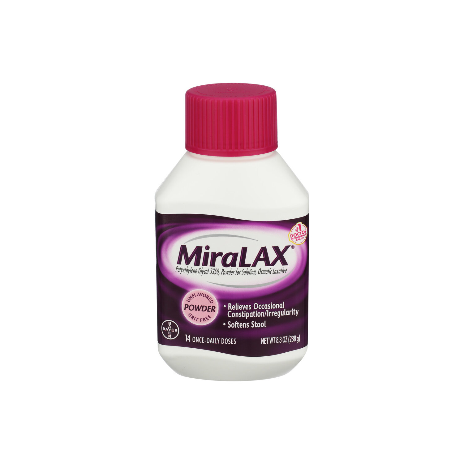 MiraLAX Laxative Powder - 0.593 Ounce - 14 Count Image 1 of 4
