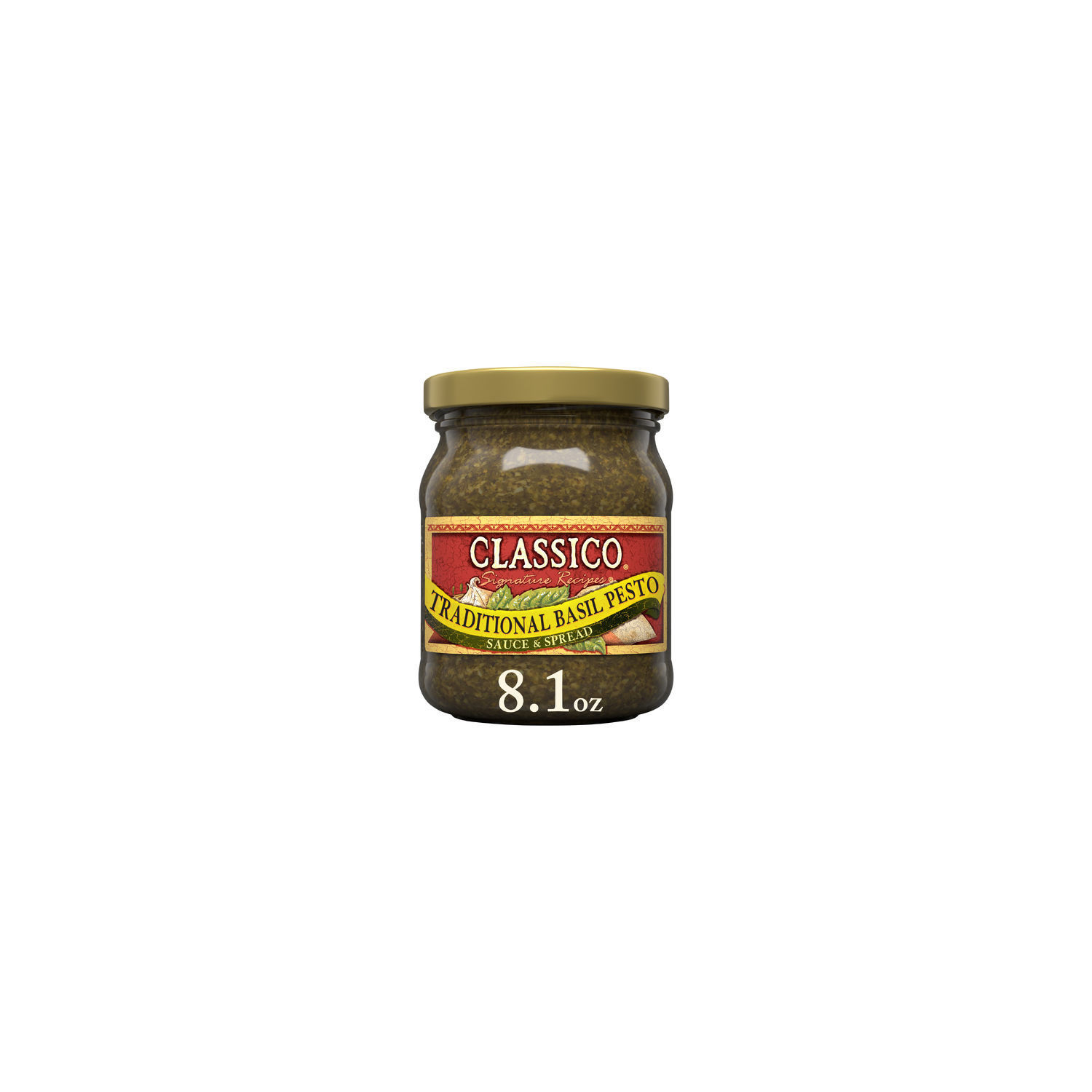 Classico Traditional Basil Pesto Sauce & Spread - 8.1 Ounce Image 1 of 4