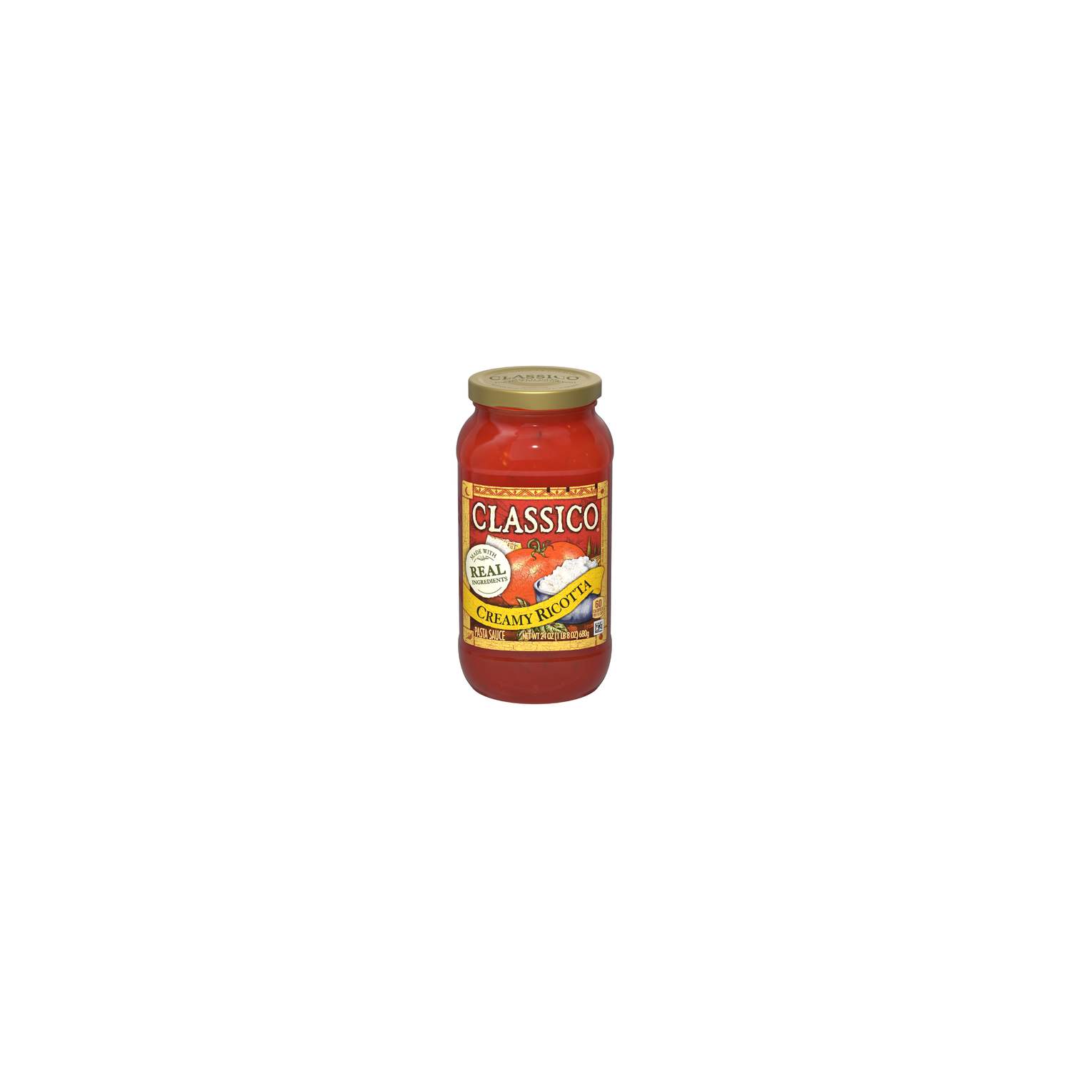 Classico Creamy Ricotta Pasta Sauce, Jar - 24 Ounce Image 1 of 2