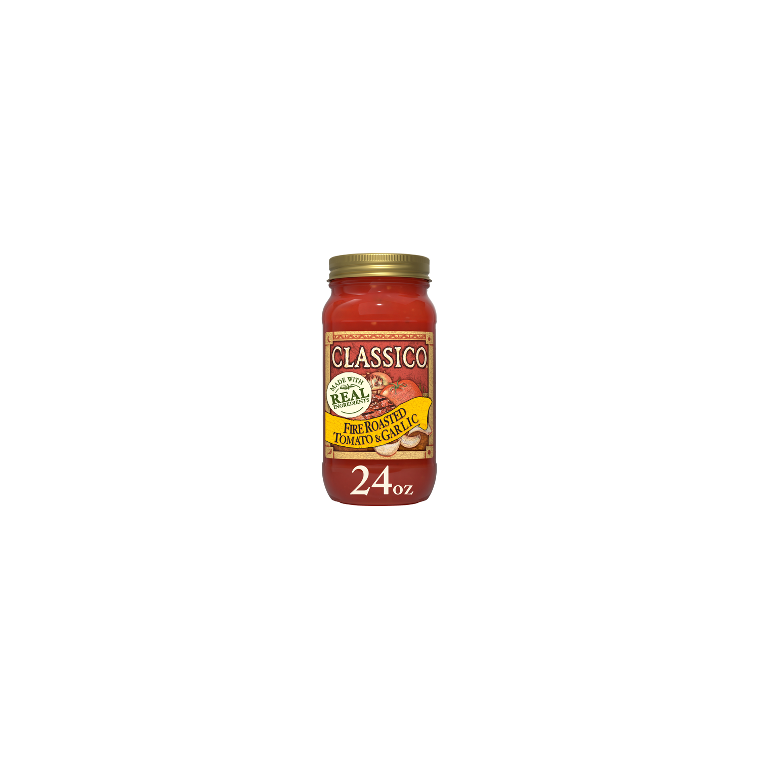 Classico Fire Roasted Tomato & Garlic Pasta Sauce - 24 Ounce Image 1 of 4