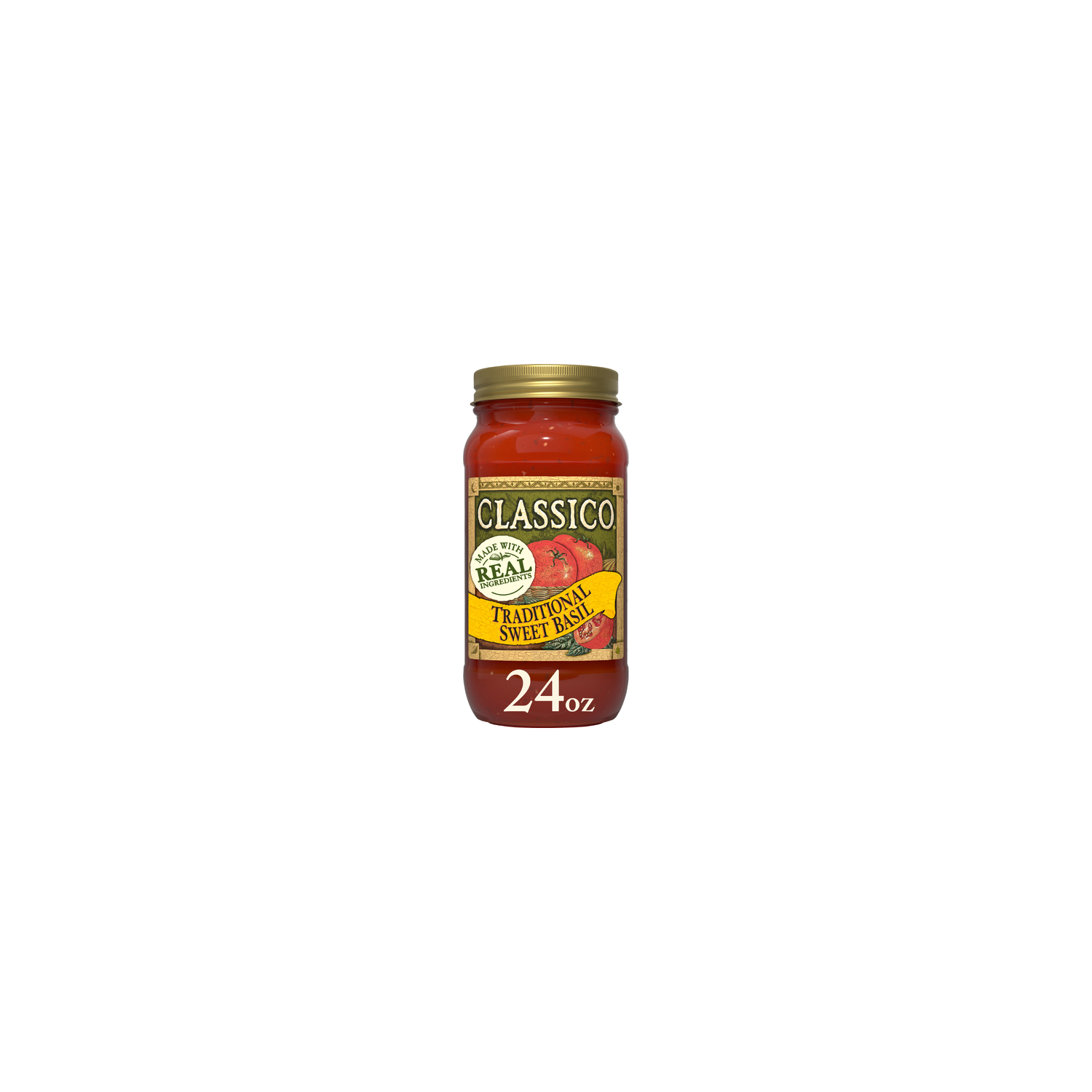 Classico Traditional Sweet Basil Pasta Sauce - 24 Ounce Image 1 of 4