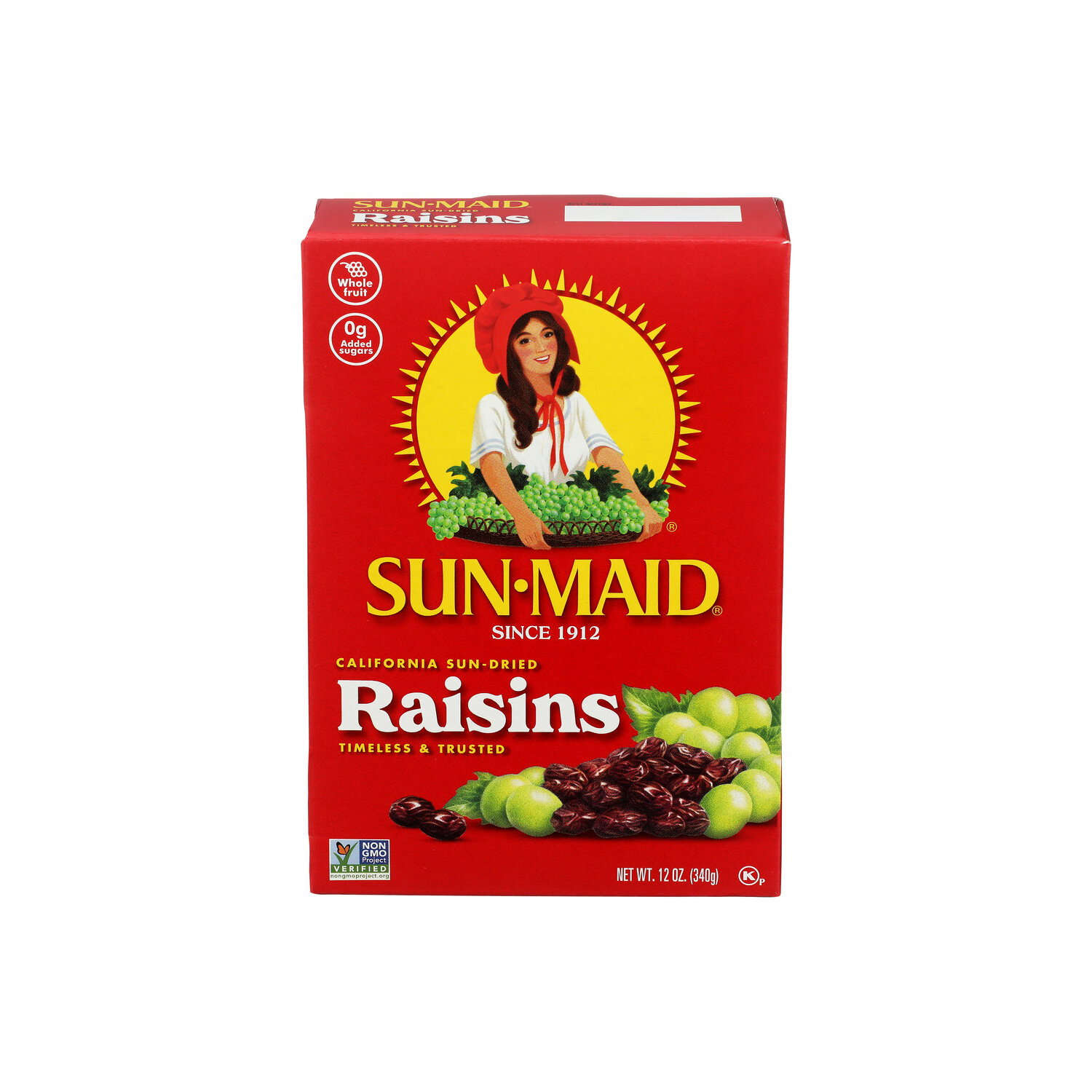 SUN-MAID Unflavored Dried, Whole California Sun-Dried Raisins Bag In A Box - 12 Ounce Image 1 of 4