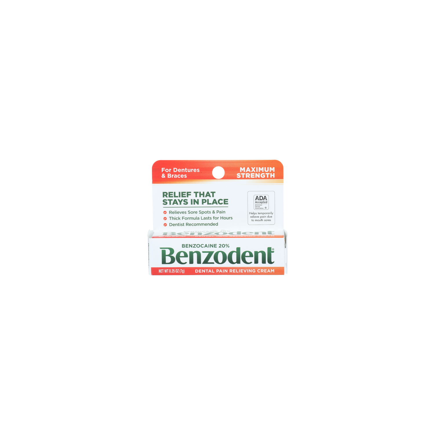 Benzodent Dental Pain Relieving Cream - 0.25 Ounce Image 1 of 2
