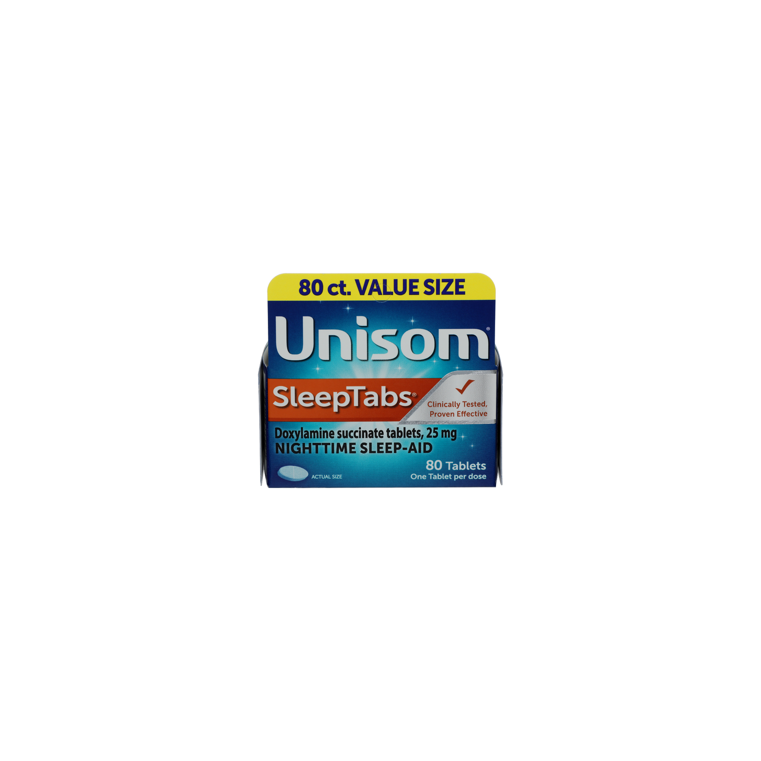 Unisom Sleep Tabs, Nighttime, , Tablets - 80 Count Image 1 of 2