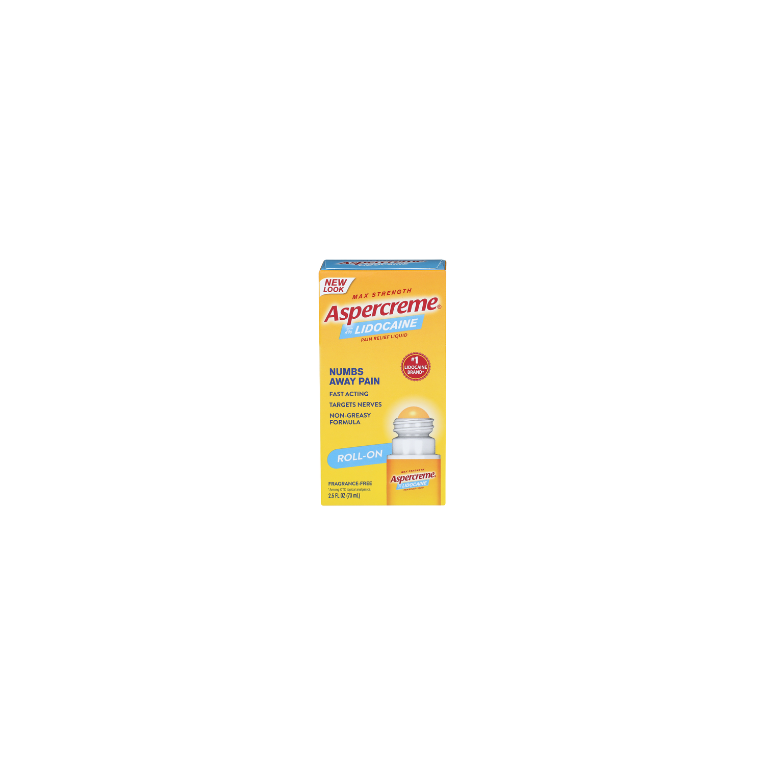 Aspercreme Fragrance-Free Pain Relief Liquid Lidocaine - 2.5 Fluid Ounce Image 1 of 2
