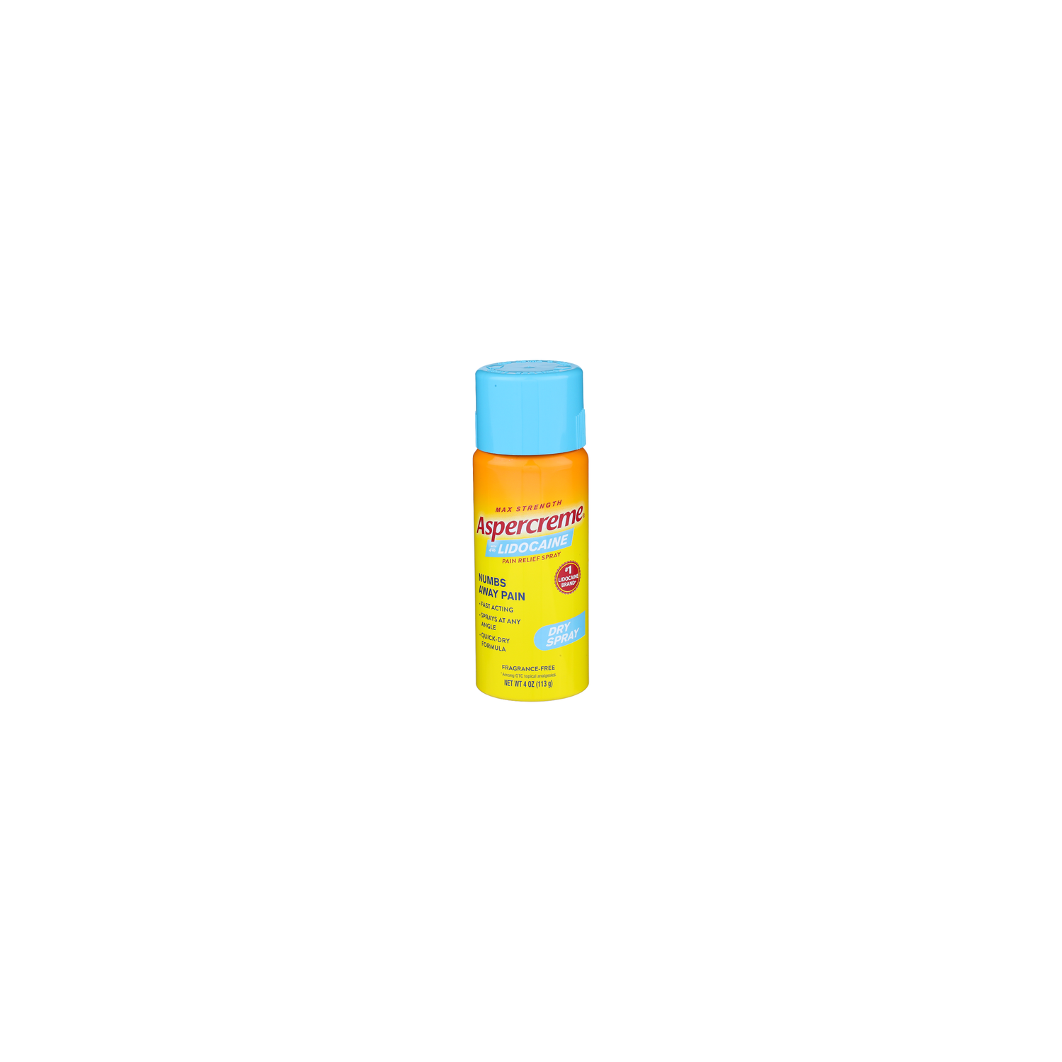 Aspercreme Fragrance-Free Pain Relief Spray Lidocaine - 4 Ounce Image 1 of 2